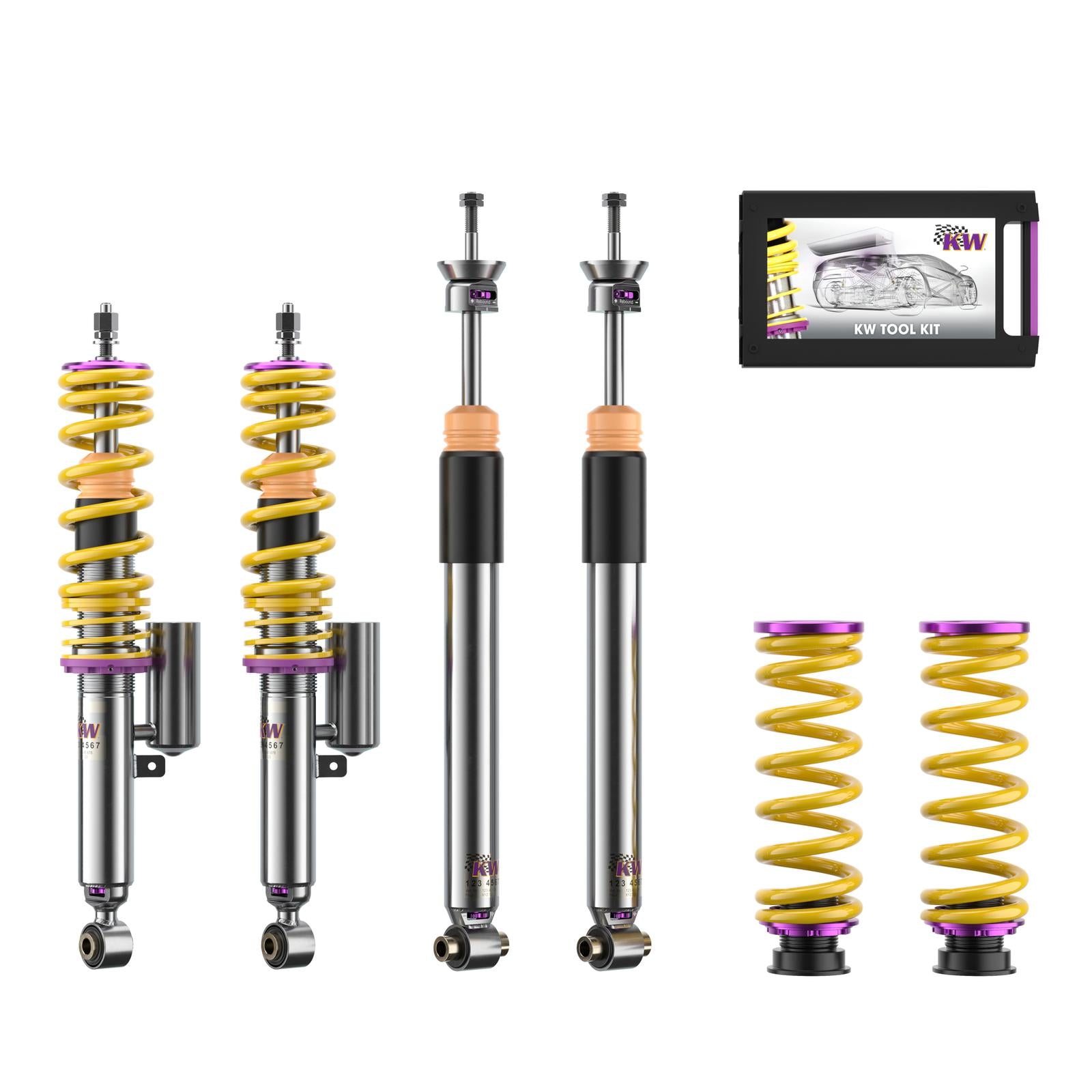 KW Coilover suspension V3 inox LEXUS IS III (_E3_) 04/2013-