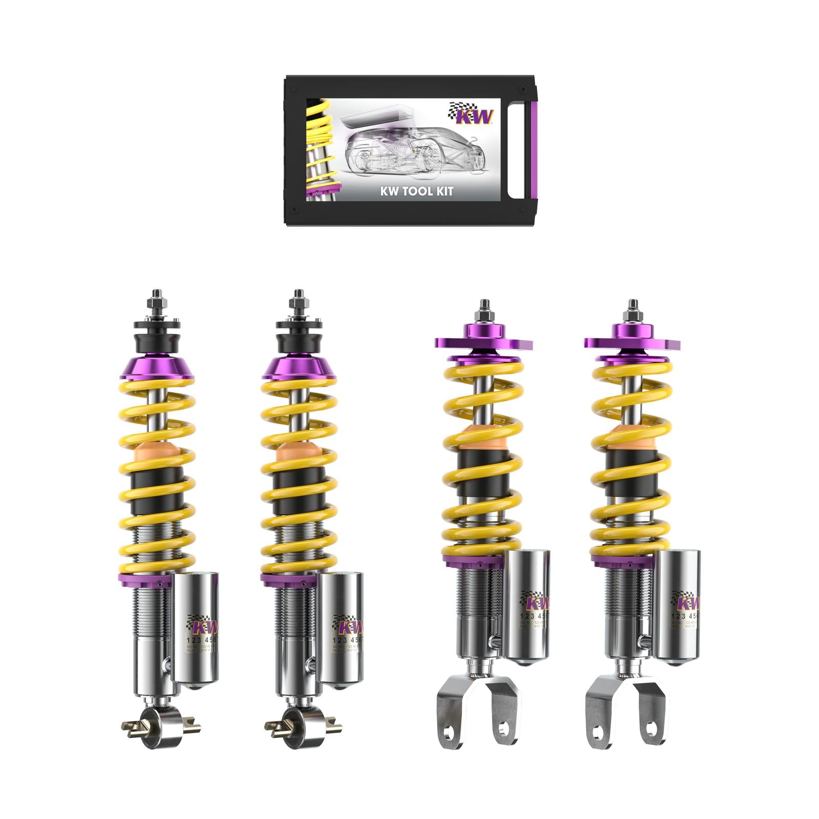 KW Coilover suspension V3 inox CHEVROLET CORVETTE Convertible 09/1997-09/2004