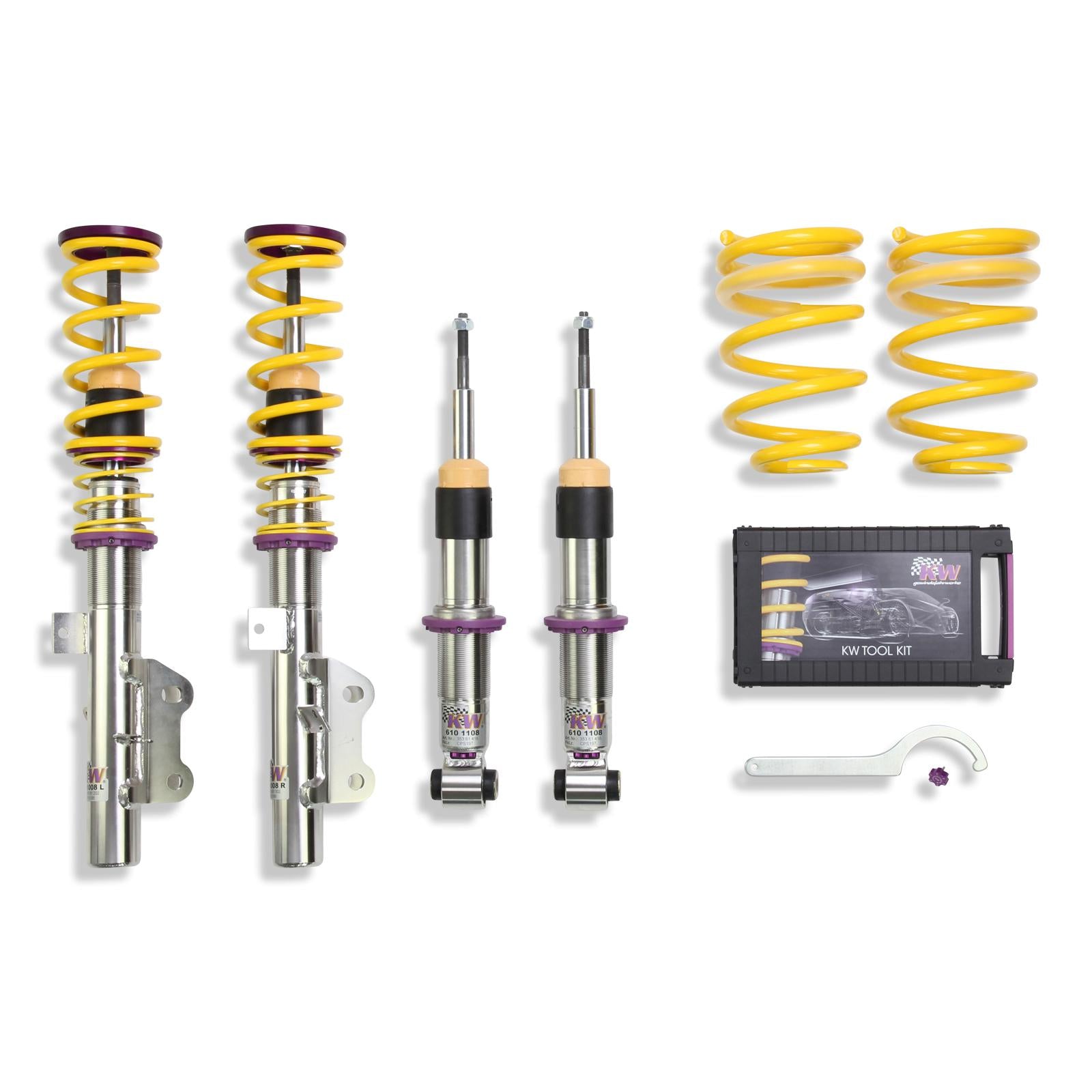 KW Coilover suspension V3 inox CHEVROLET CAMARO 02/2009-12/2015