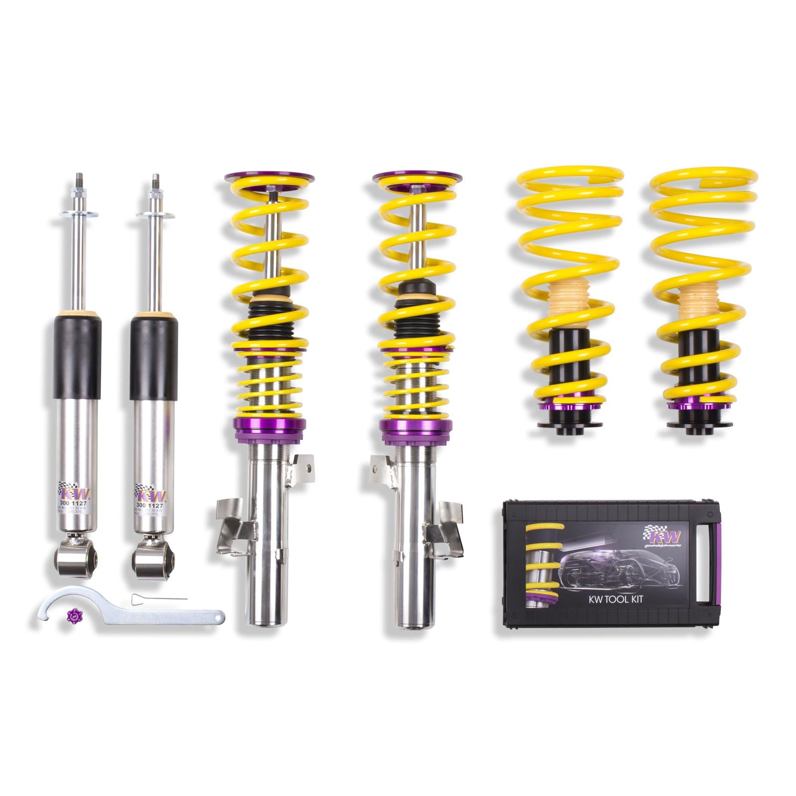 KW Coilover suspension V3 inox VOLVO V60 I (155, 157) 07/2010-