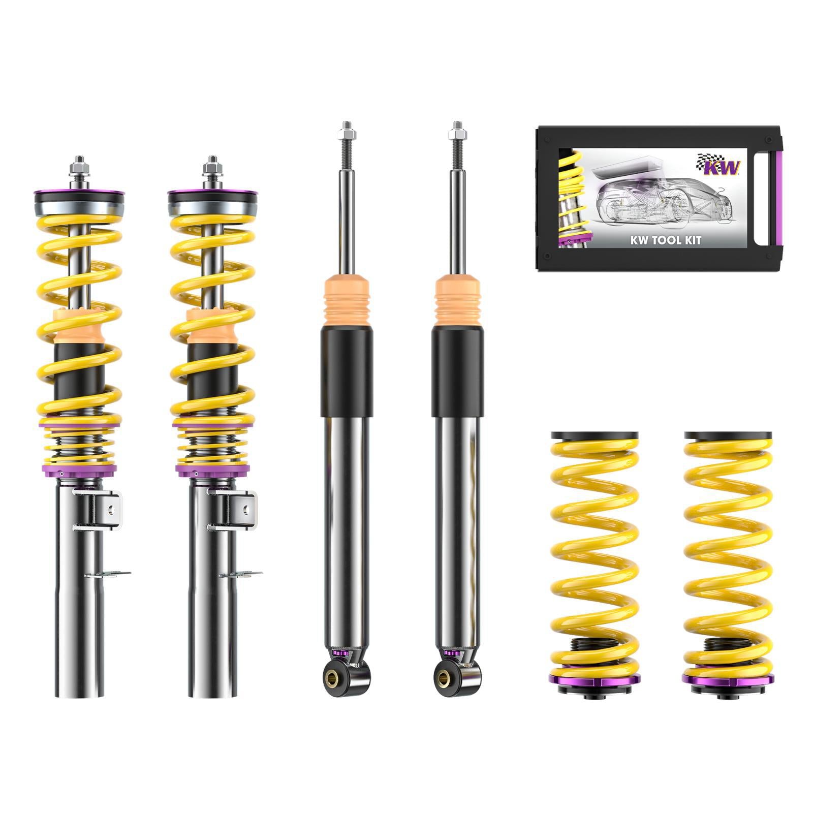 KW Coilover suspension V3 inox POLESTAR POLESTAR 2 02/2019-