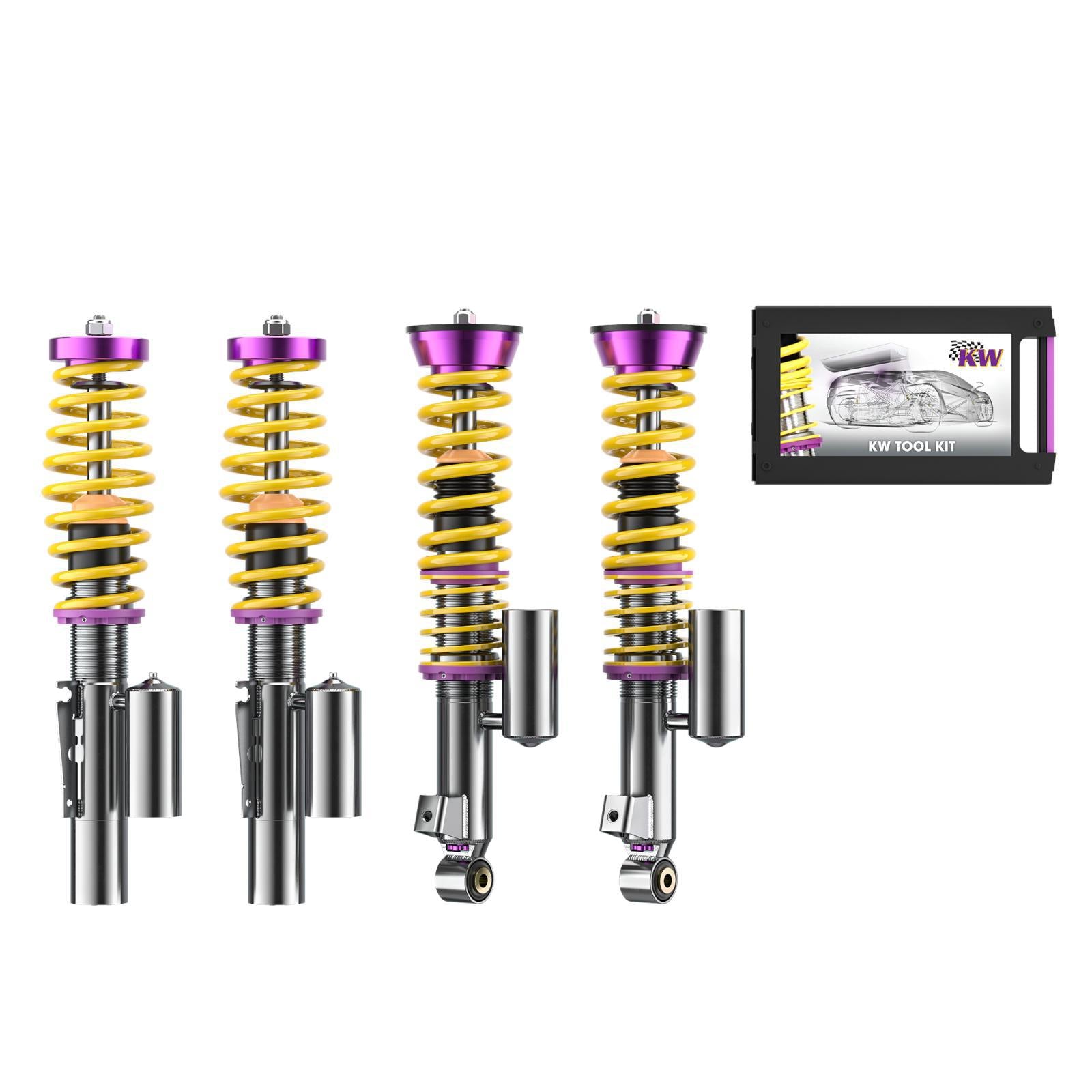 KW Coilover suspension V3 inox PORSCHE 911 (996) 09/1997-09/2005 (35271002)