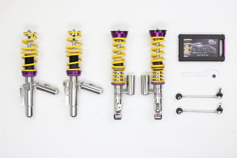 KW Coilover suspension V3 inox PORSCHE 911 (996) 09/1997-09/2005 (35271003)