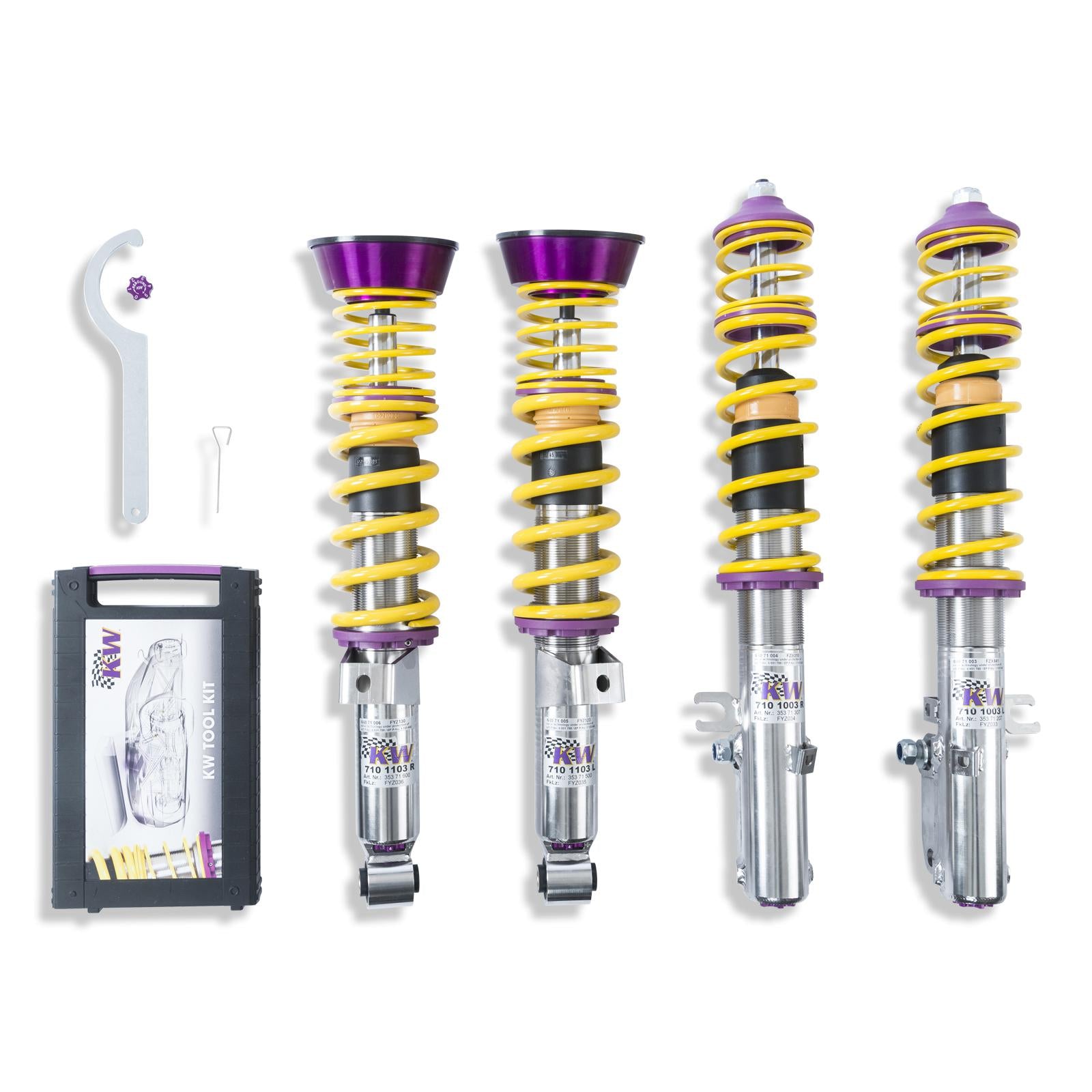 KW Coilover suspension V3 inox PORSCHE 911 (993) 10/1993-09/1997 (35271005)