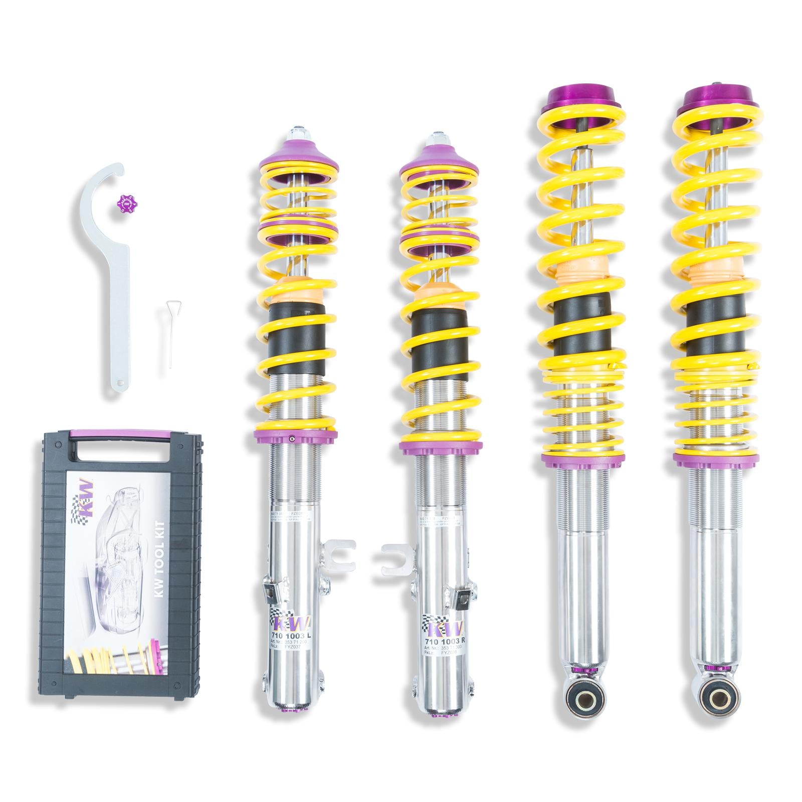 KW Coilover suspension V3 inox PORSCHE 911 (964) 12/1988-09/1993 (35271011)