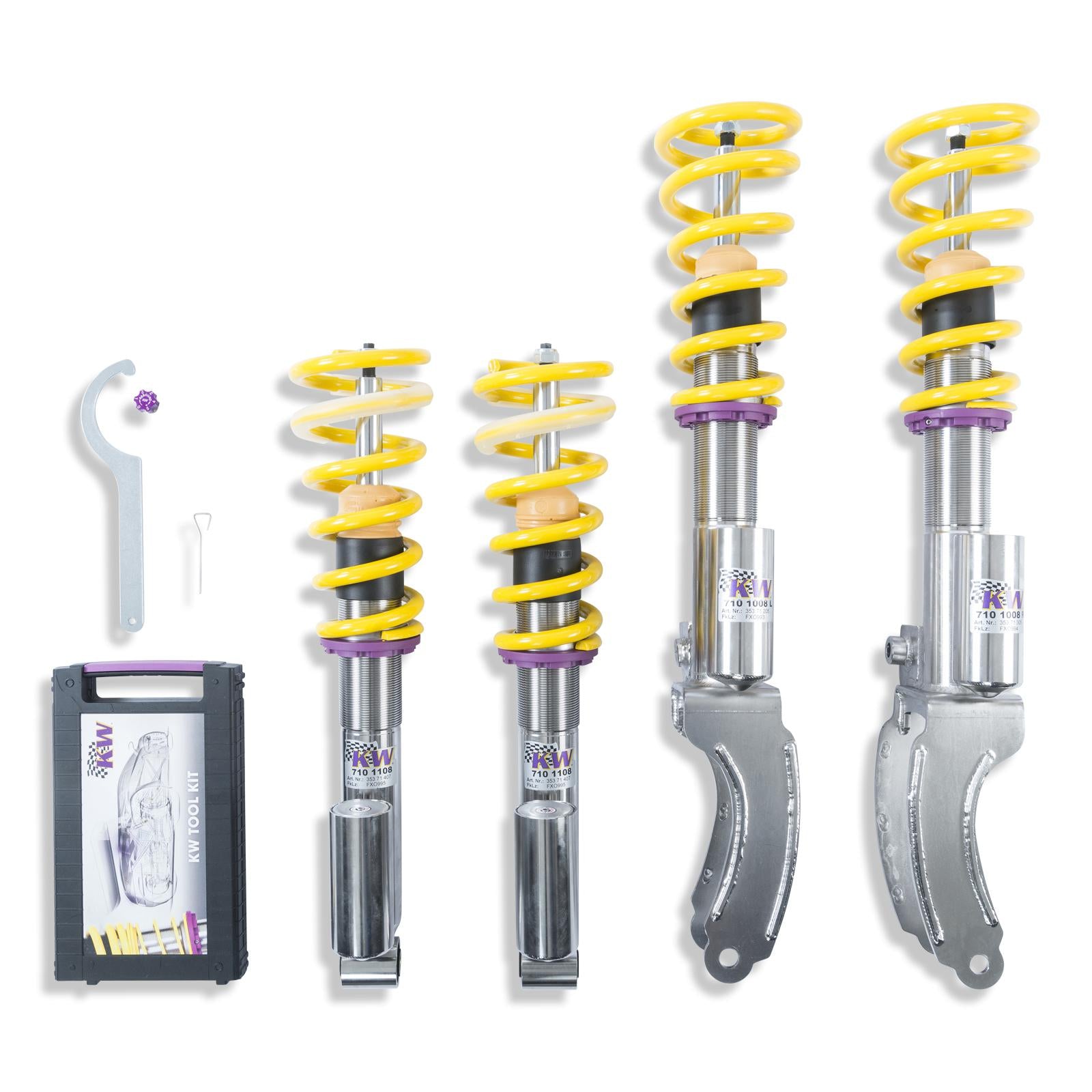 KW Coilover suspension V3 inox AUDI Q7 (4LB) 03/2006-01/2016