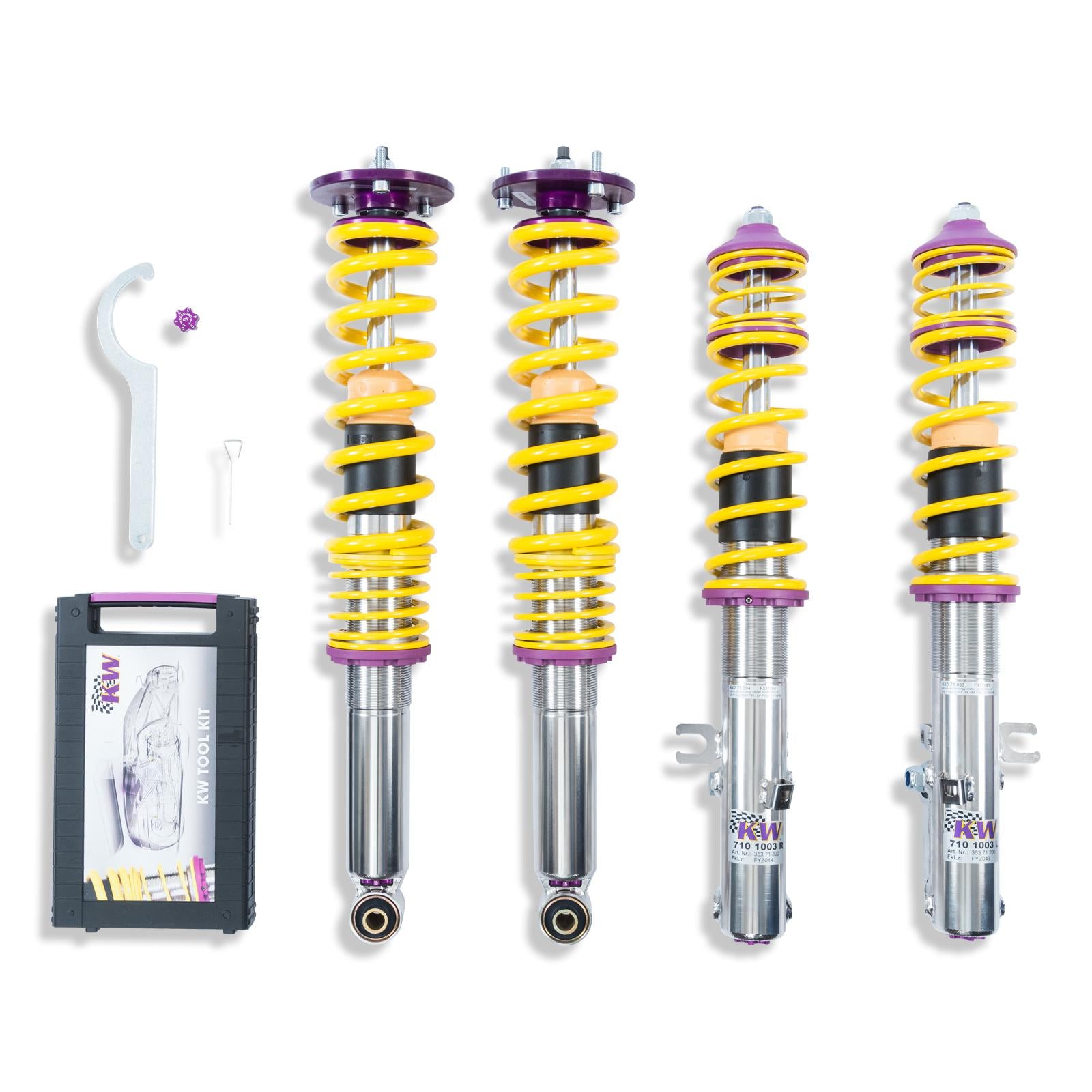 KW Coilover suspension V3 inox PORSCHE 911 (964) 12/1988-09/1993 (35271018)
