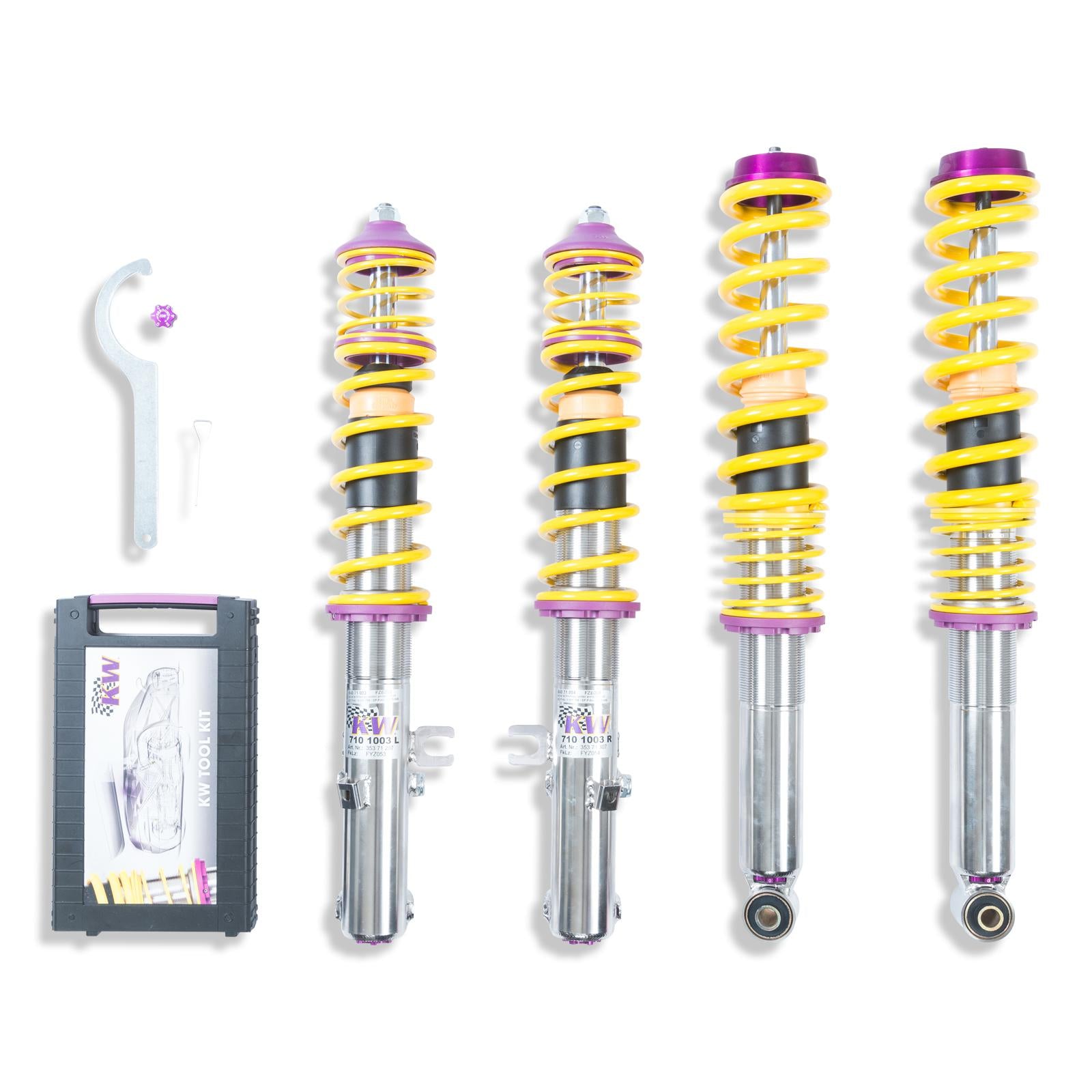 KW Coilover suspension V3 inox PORSCHE 911 Convertible (964) 05/1989-06/1994 (35271022)