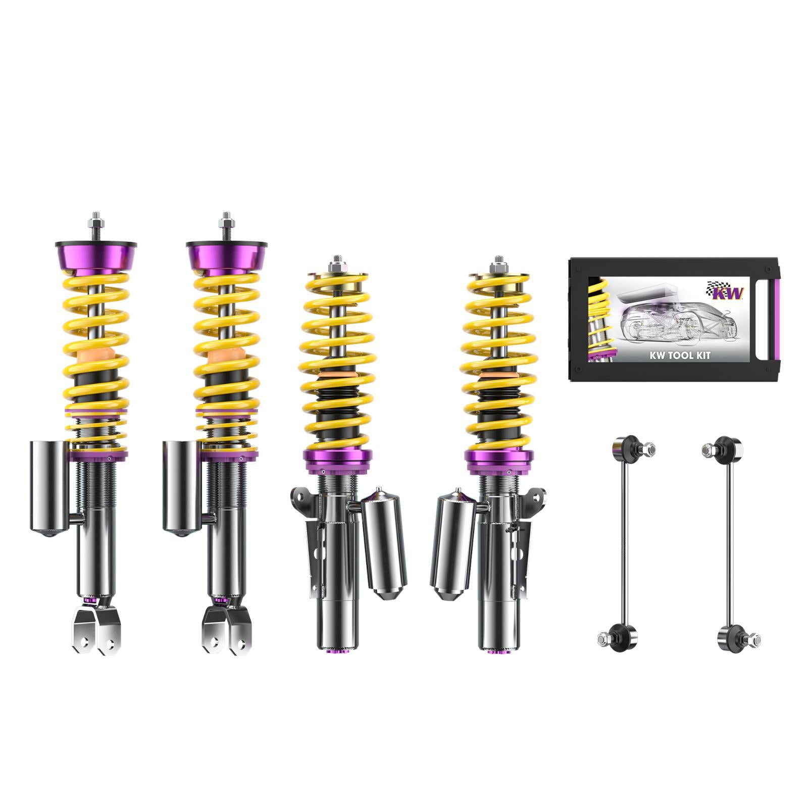KW Coilover suspension V3 inox PORSCHE 911 (997) 07/2004-12/2013 (35271034)