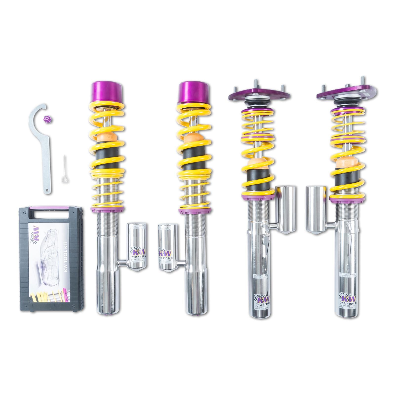 KW Coilover suspension V3 Clubsport incl. top mounts PORSCHE CAYMAN (987) 11/2005-12/2013