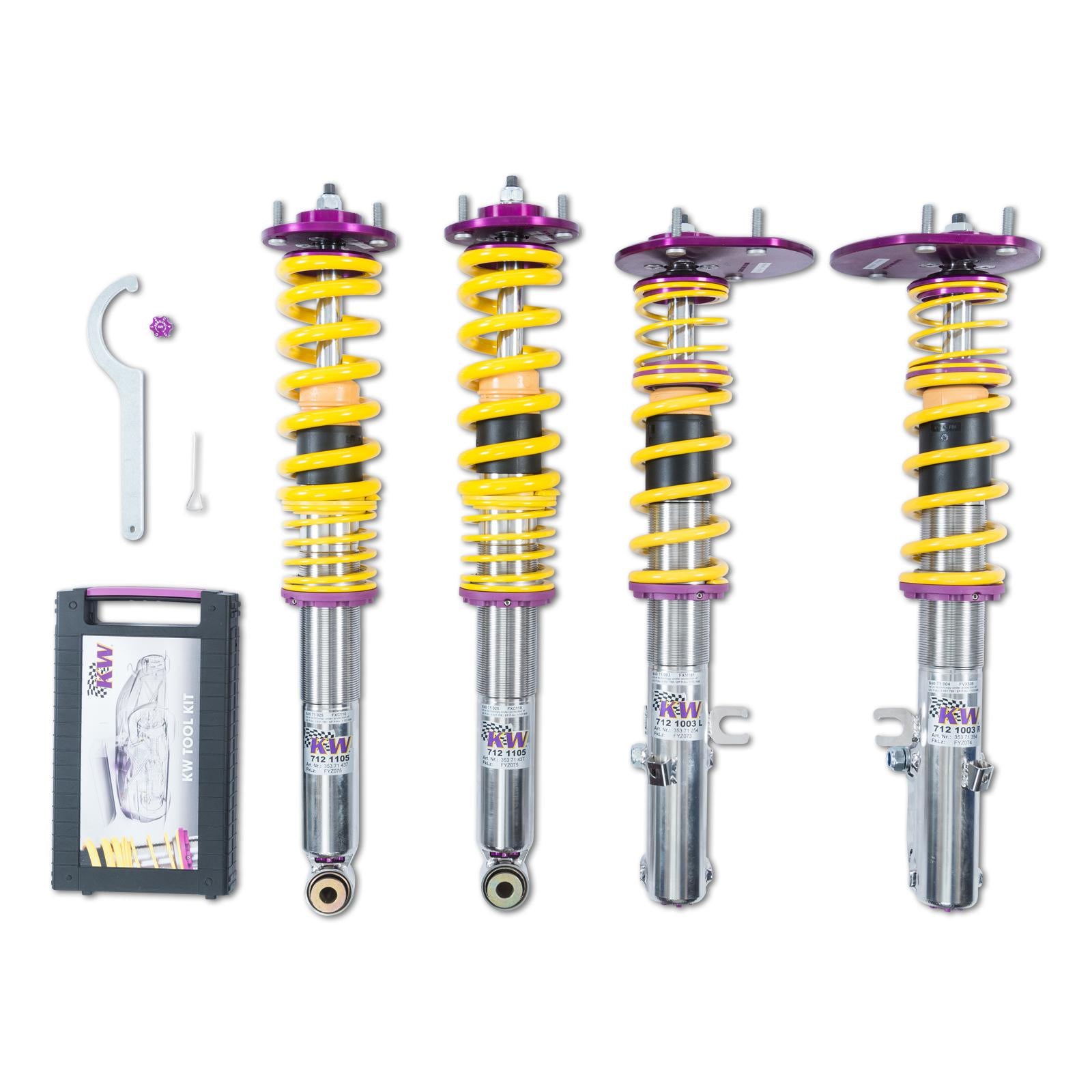 KW Coilover suspension V3 Clubsport incl. top mounts PORSCHE 911 Convertible (964) 05/1989-06/1994 (35271822)