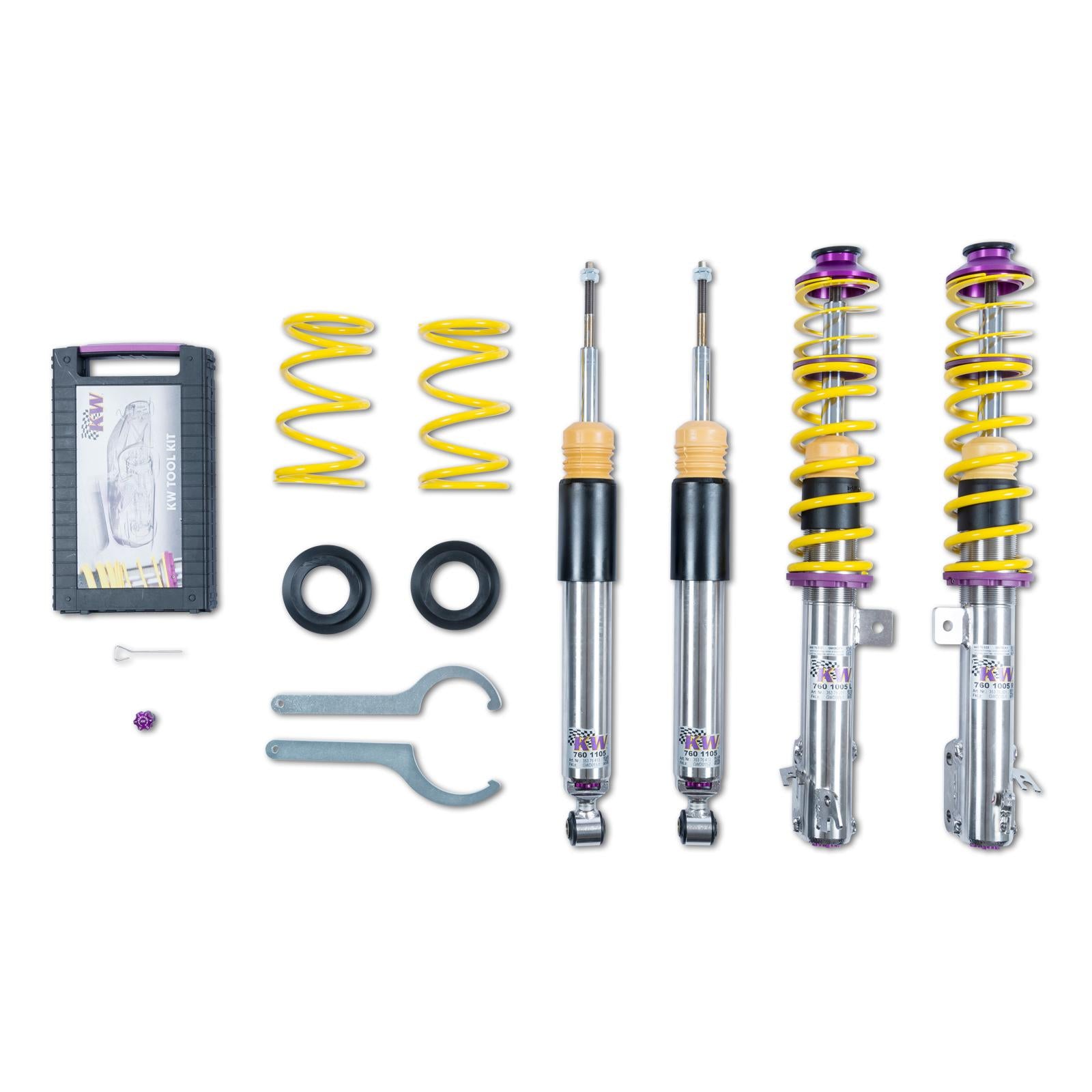 KW Coilover suspension V3 inox SUZUKI SWIFT V (AZ) 01/2017-