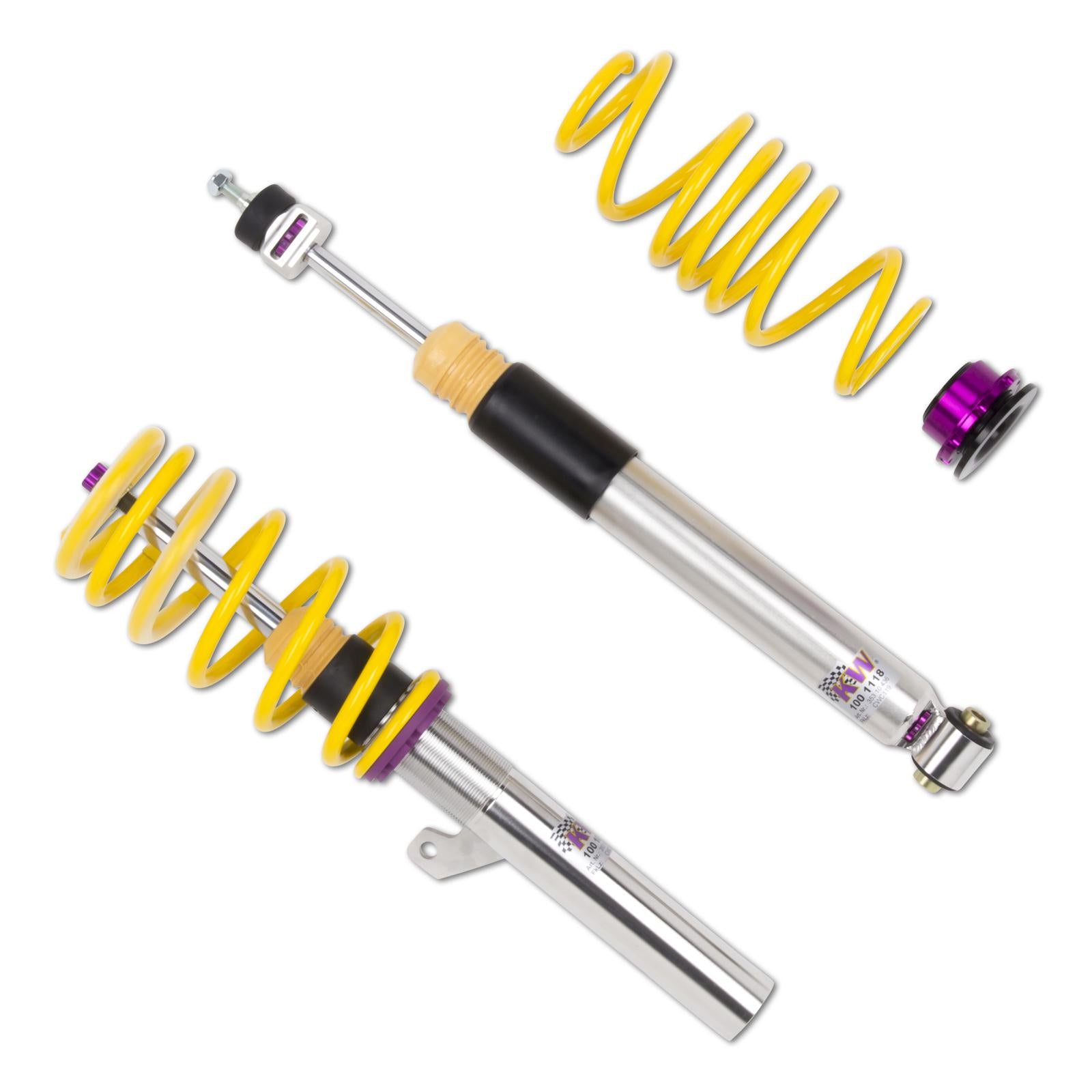 KW Coilover suspension V3 inox VW GOLF VII (5G1, BQ1, BE1, BE2) 08/2012- (3528000H)