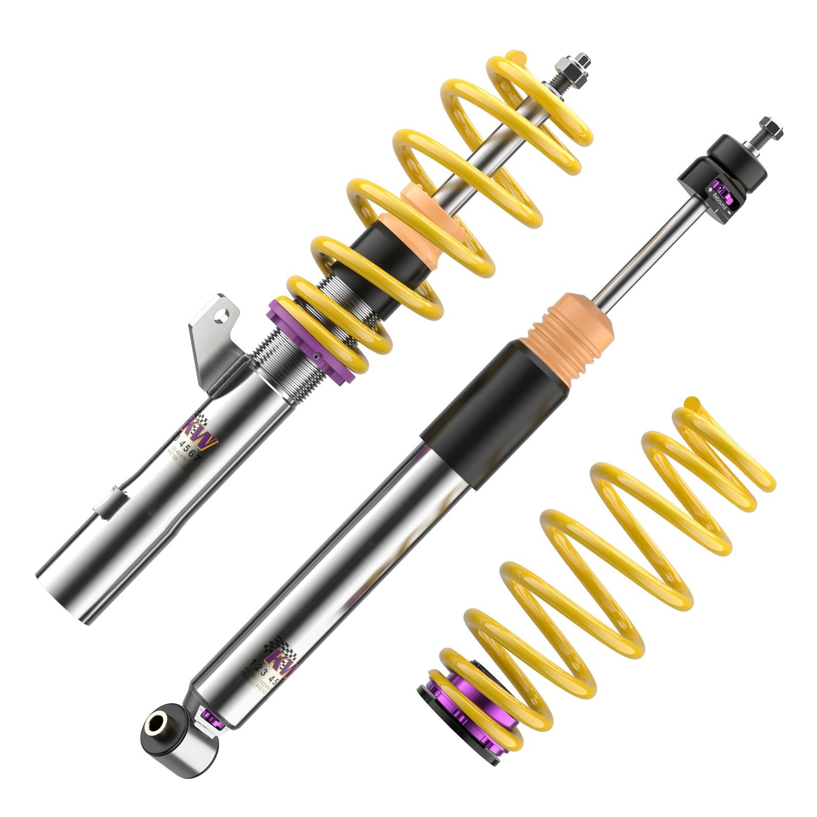 KW Coilover suspension V3 inox AUDI A3 Convertible (8V7, 8VE) 10/2013- (3528000U)