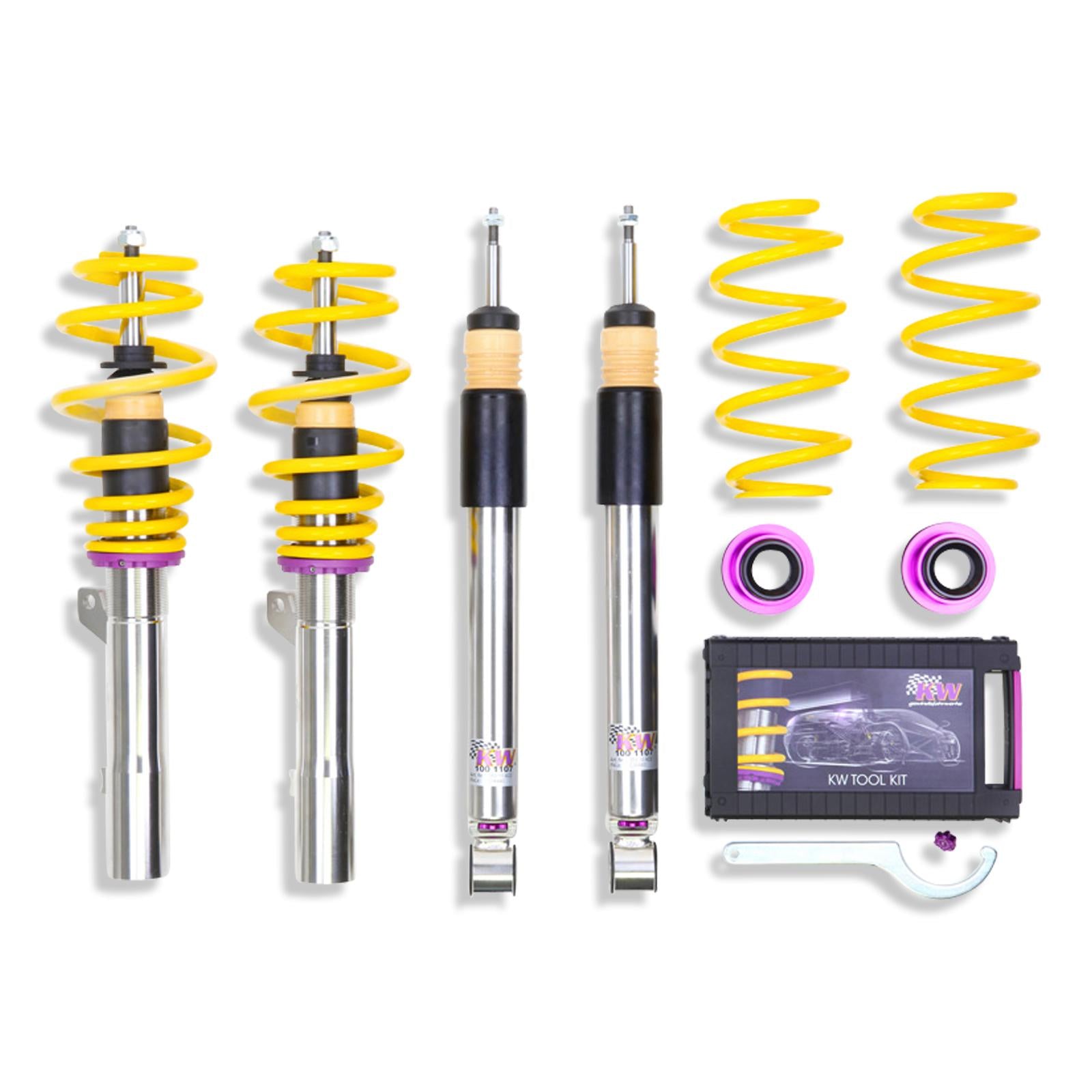 KW Coilover suspension V3 inox VW TOURAN (1T1, 1T2) 02/2003-05/2010