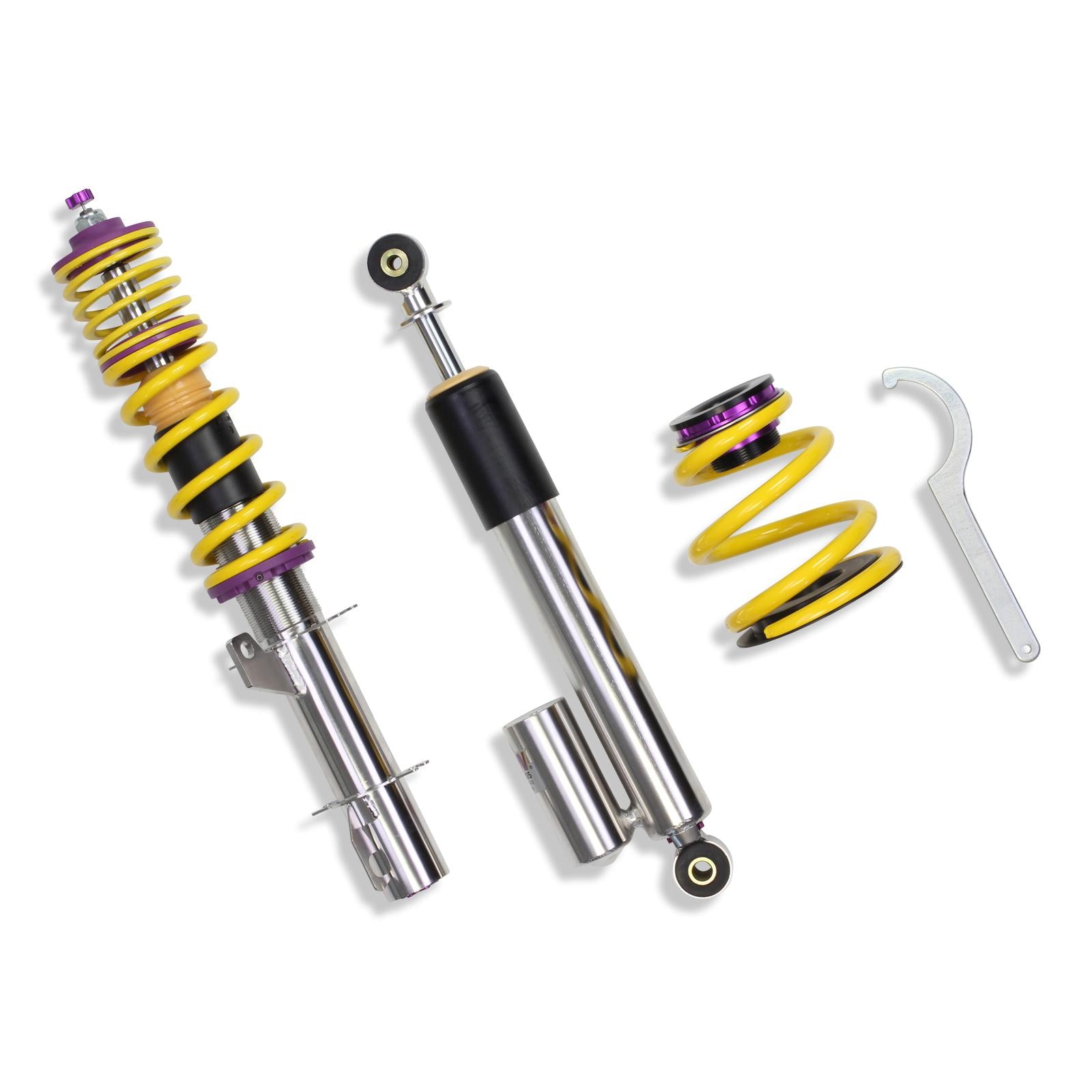 KW Coilover suspension V3 inox AUDI A3 (8L1) 09/1996-09/2006