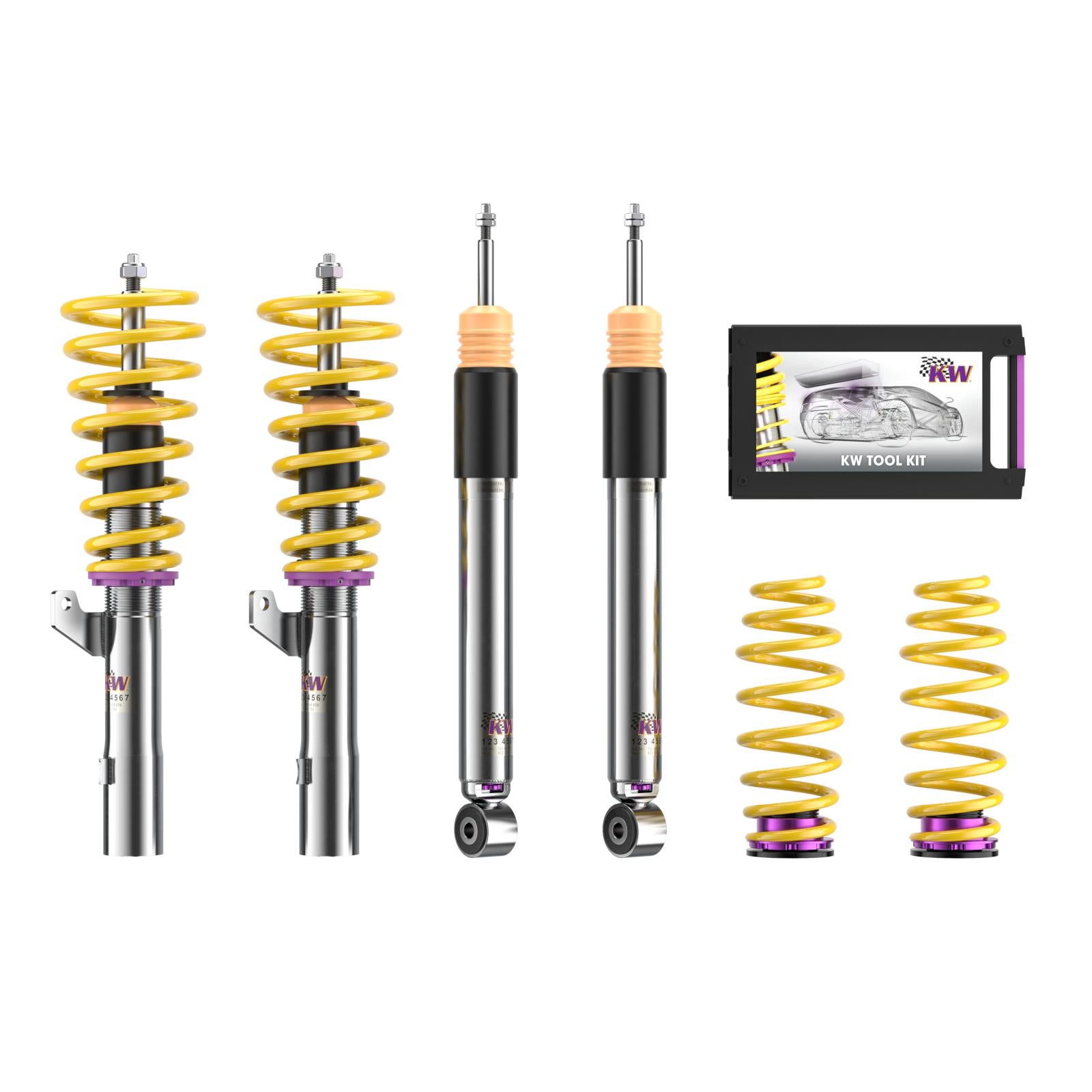KW Coilover suspension V3 inox VW SCIROCCO (137, 138) 05/2008-11/2017 (35280095)
