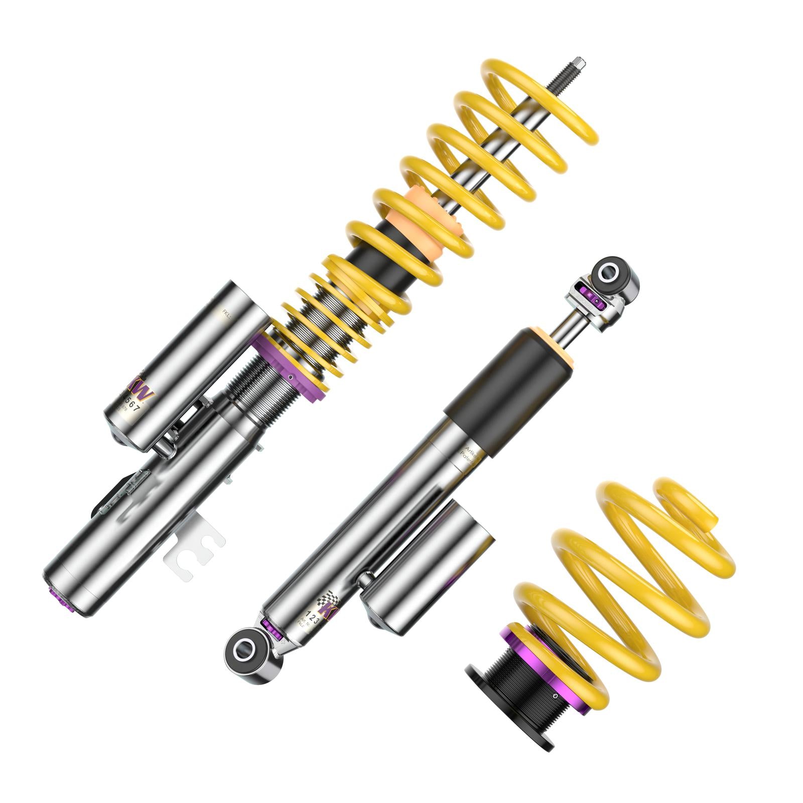 KW Coilover suspension V3 inox (incl. deactivation for electronic dampers) VW TRANSPORTER / CARAVELLE Mk VI Bus (SGB, SGG, SGJ, SGC, SHB, 04/2015-