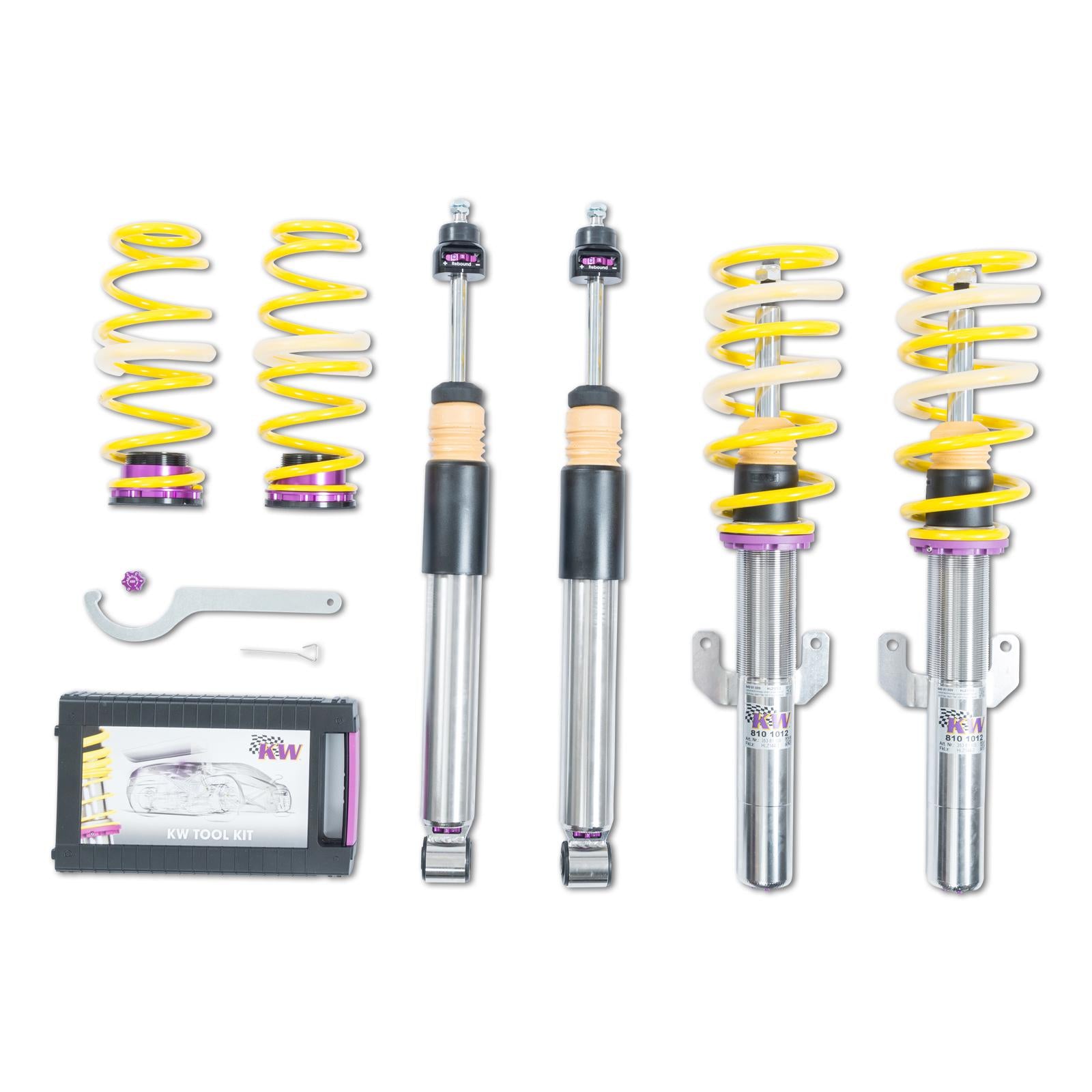 KW Coilover suspension V3 inox SEAT IBIZA Mk V (KJ1) 01/2017-