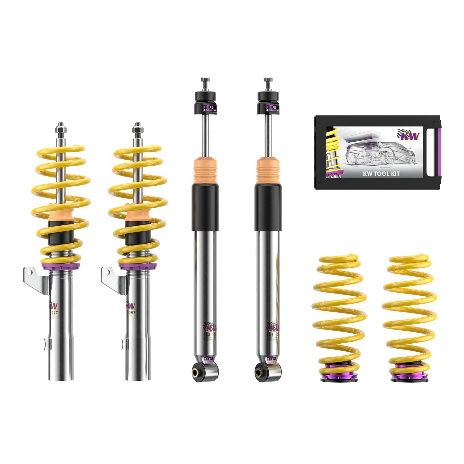 KW Coilover suspension V3 inox VW GOLF VIII (CD1) 07/2019- (352800CT)