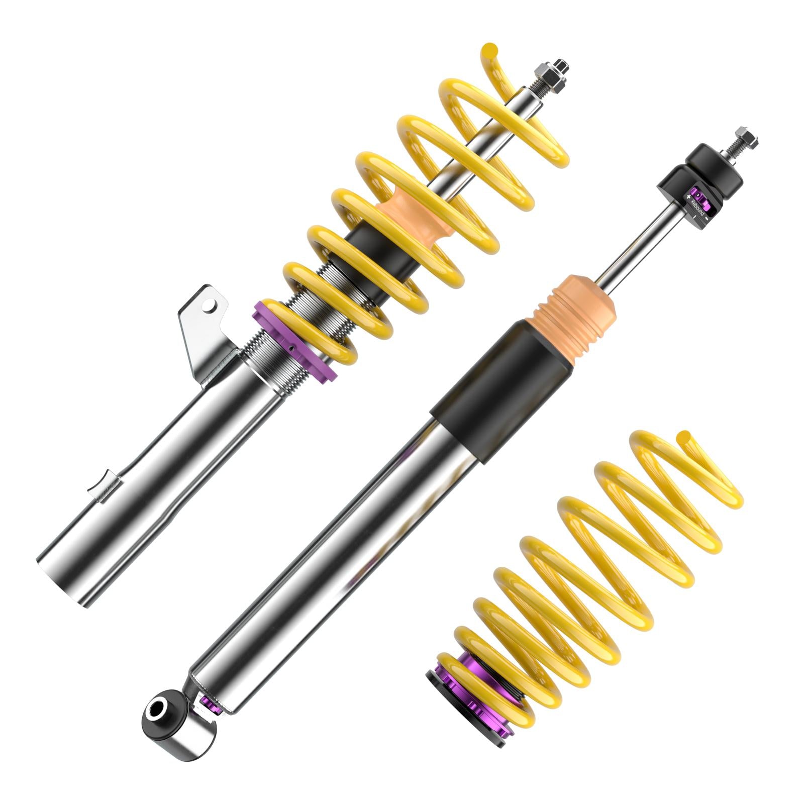 KW Coilover suspension V3 inox (incl. deactivation for electronic dampers) VW GOLF VIII (CD1) 07/2019- (352800CV)