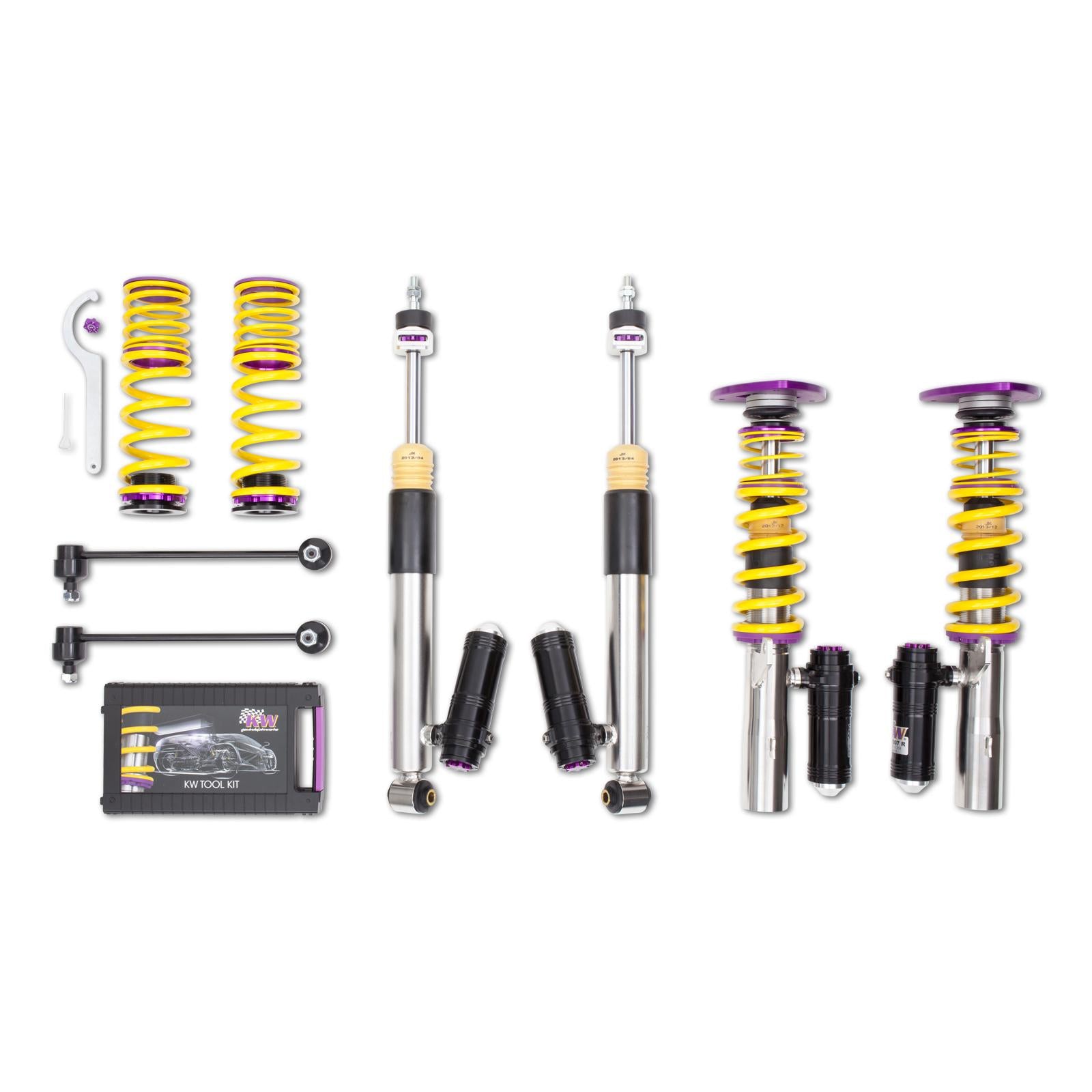 KW Coilover suspension V3 Clubsport incl. fa top mounts AUDI A3 (8V1, 8VK) 04/2012- (3528080N)