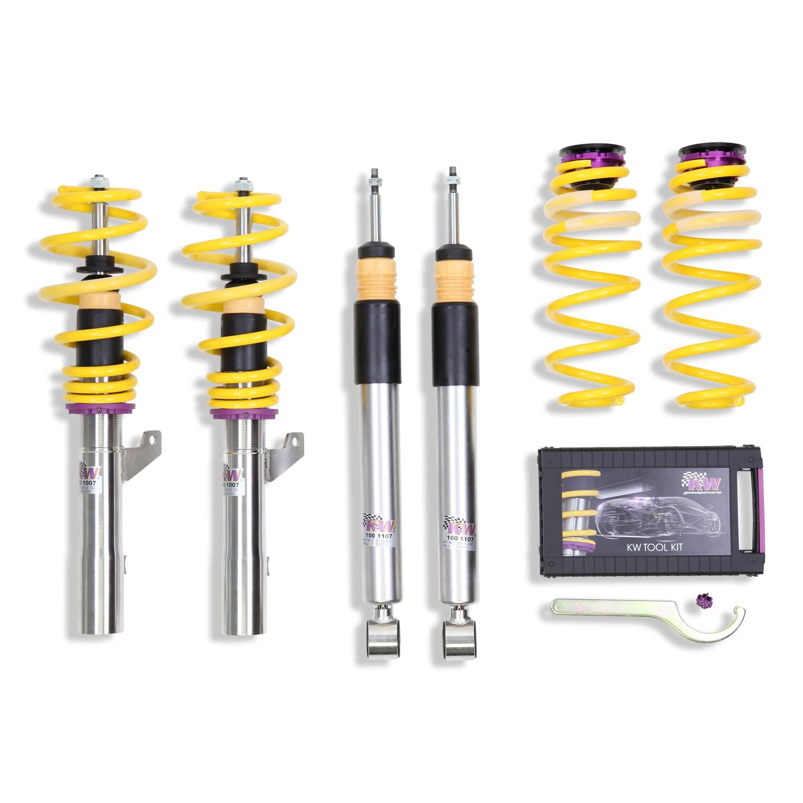 KW Coilover suspension V3 inox SEAT ALHAMBRA (710, 711) 06/2010-