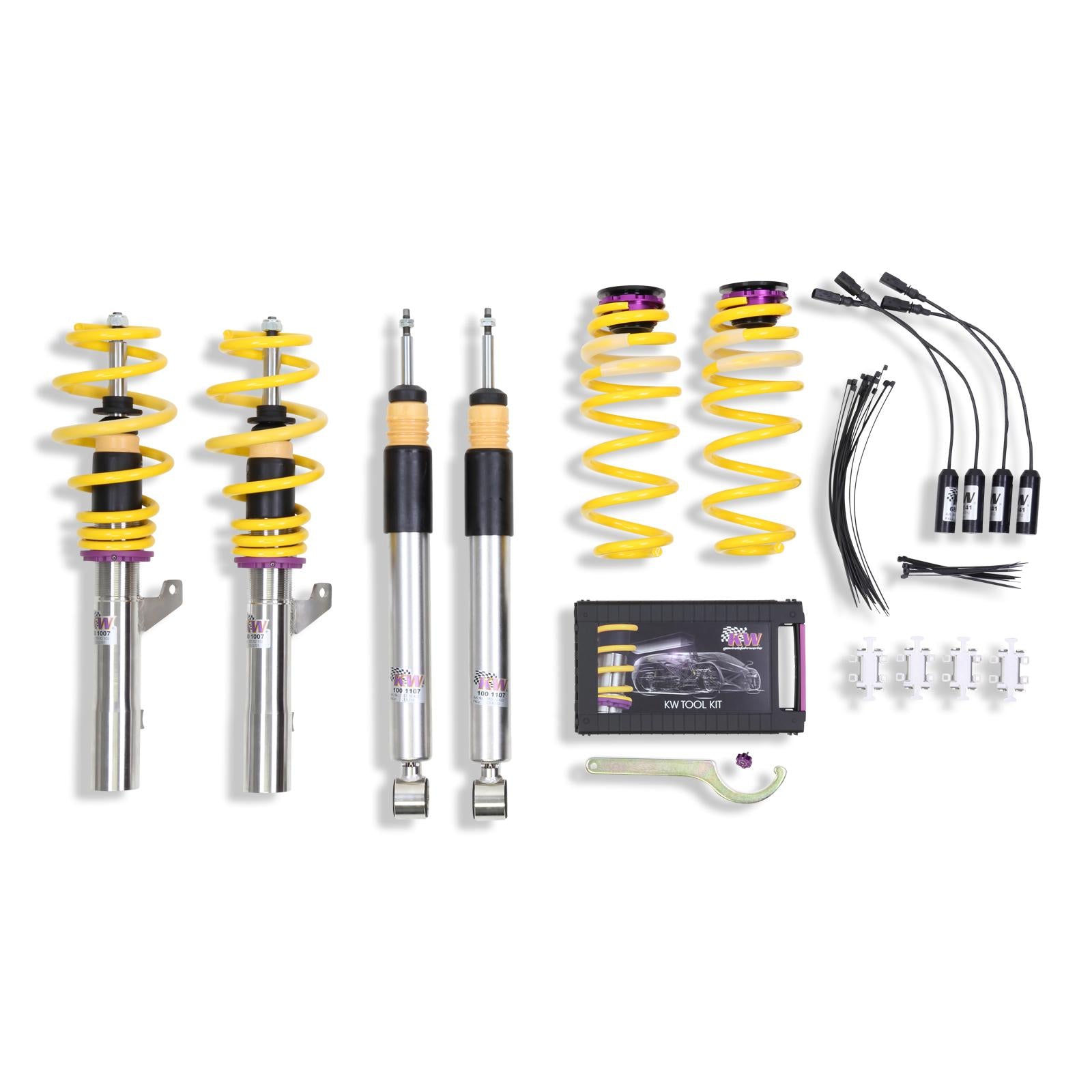 KW Coilover suspension V3 inox (incl. deactivation for electronic dampers) VW SHARAN (7N1, 7N2) 05/2010-
