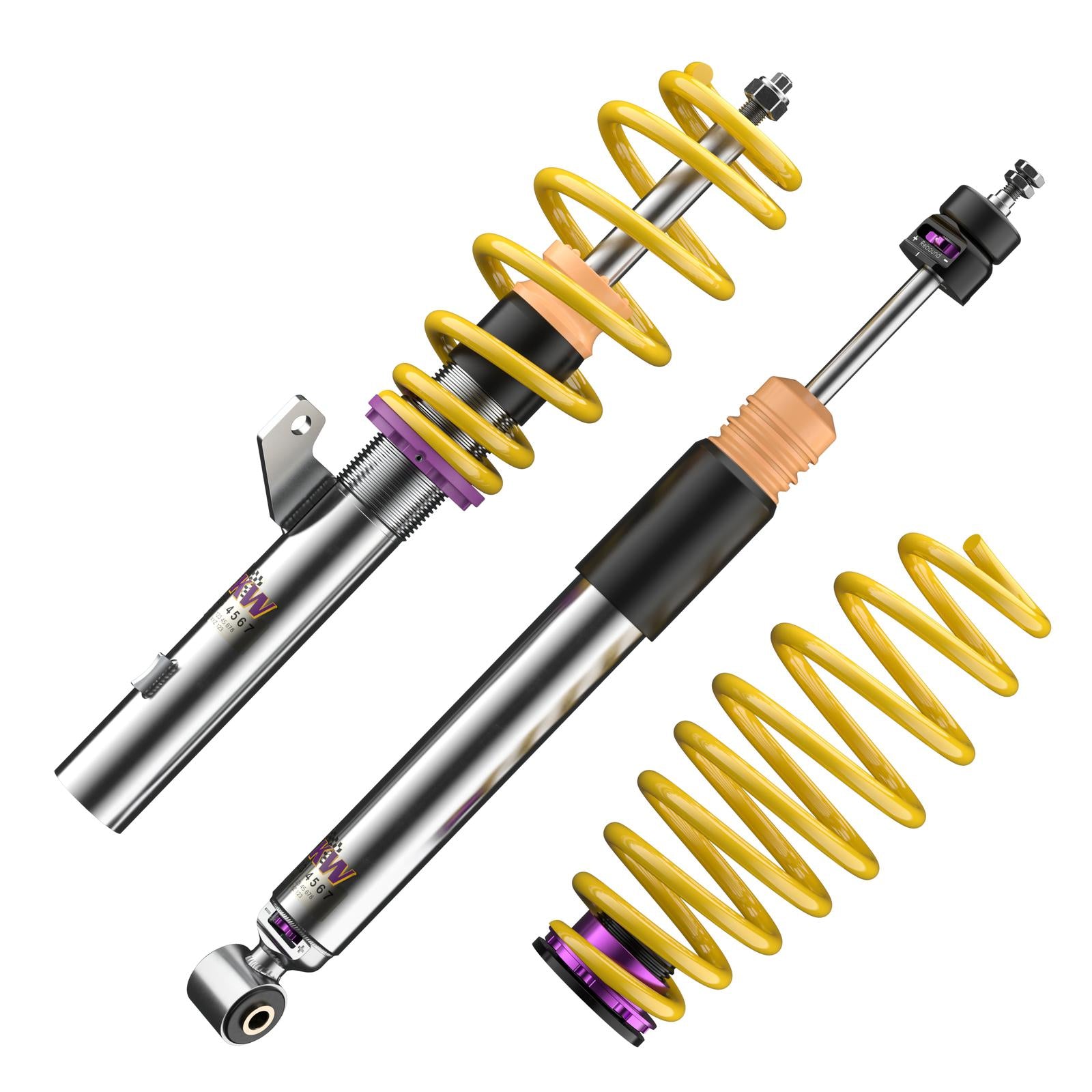 KW Coilover suspension V3 inox AUDI A3 (8V1, 8VK) 04/2012- (35281028)