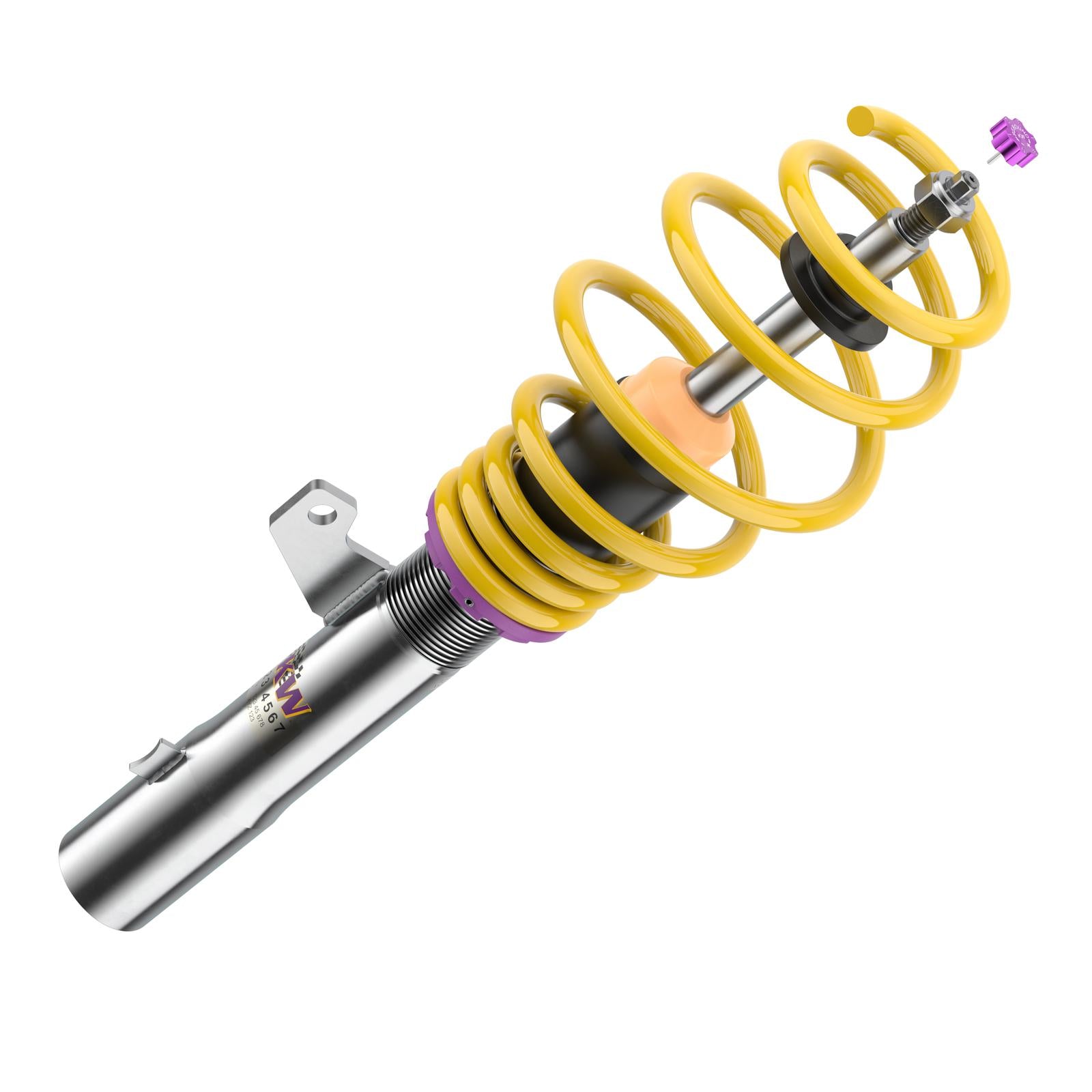 KW Coilover suspension V3 inox (incl. deactivation for electronic dampers) AUDI TT (8J3) 07/2006-01/2015 (35281036)