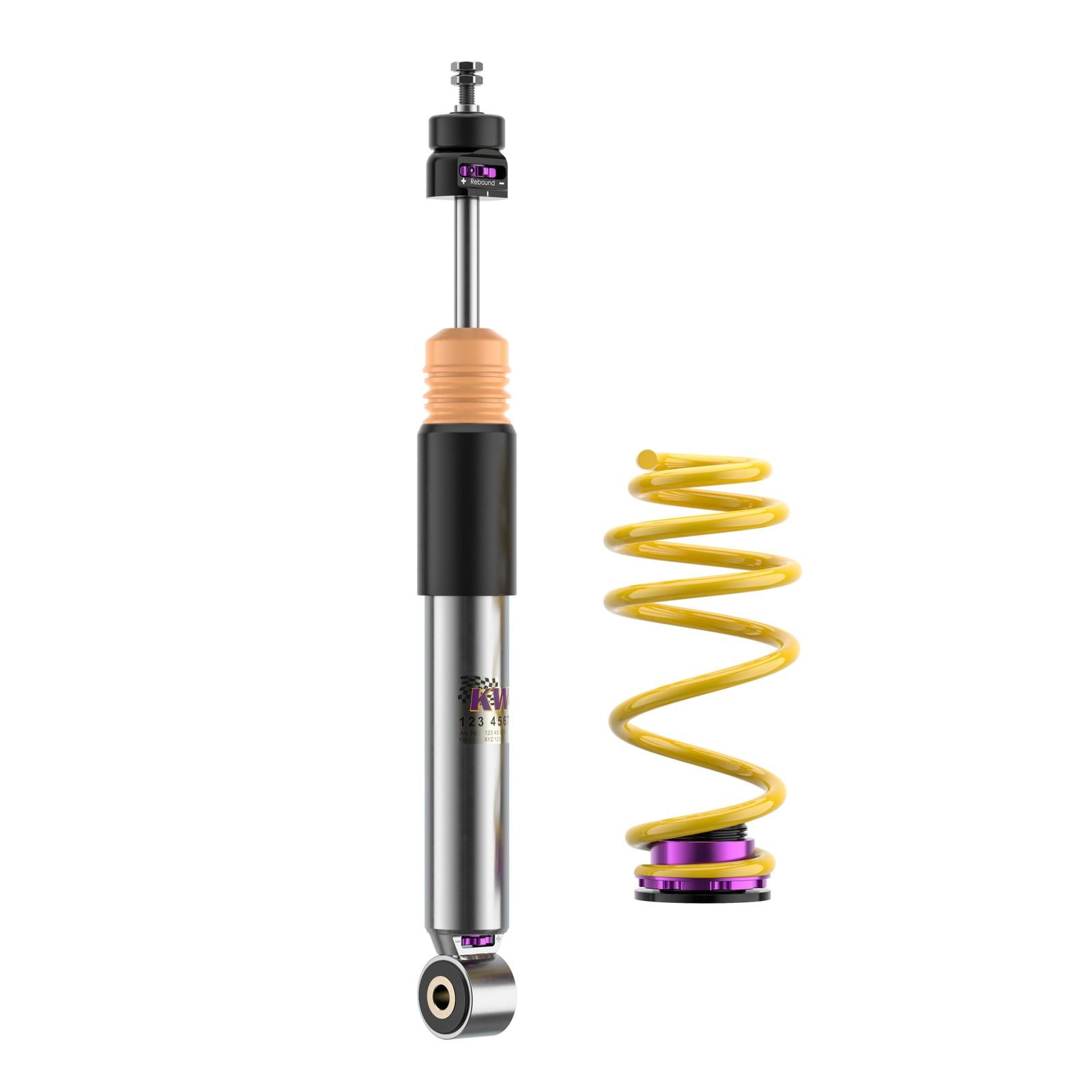 KW Coilover suspension V3 inox (incl. deactivation for electronic dampers) AUDI TT (8J3) 07/2006-01/2015 (35281036)