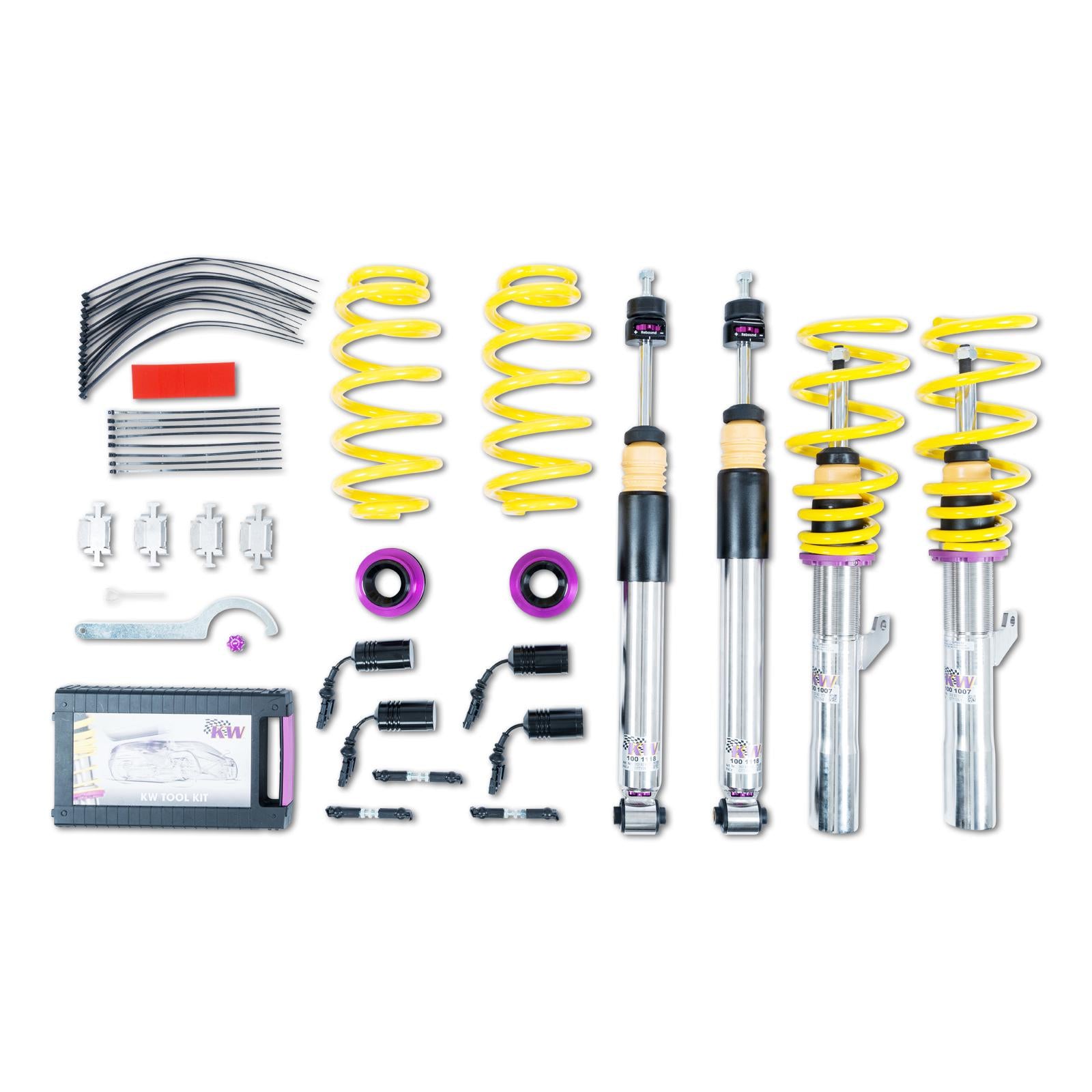 KW Coilover suspension V3 inox (incl. deactivation for electronic dampers) CUPRA ATECA (KH7) 09/2018-