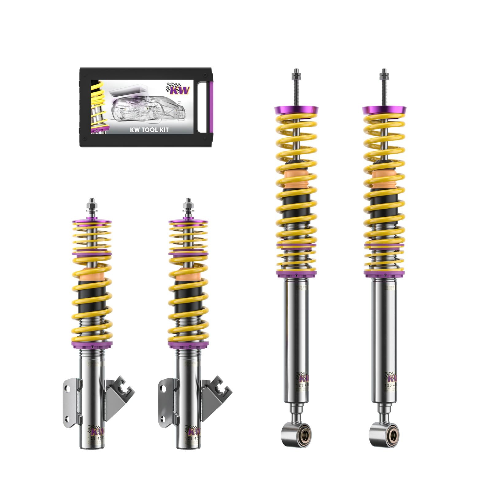 KW Coilover suspension V3 inox NISSAN SILVIA Coupe (S14) 10/1993-12/1999
