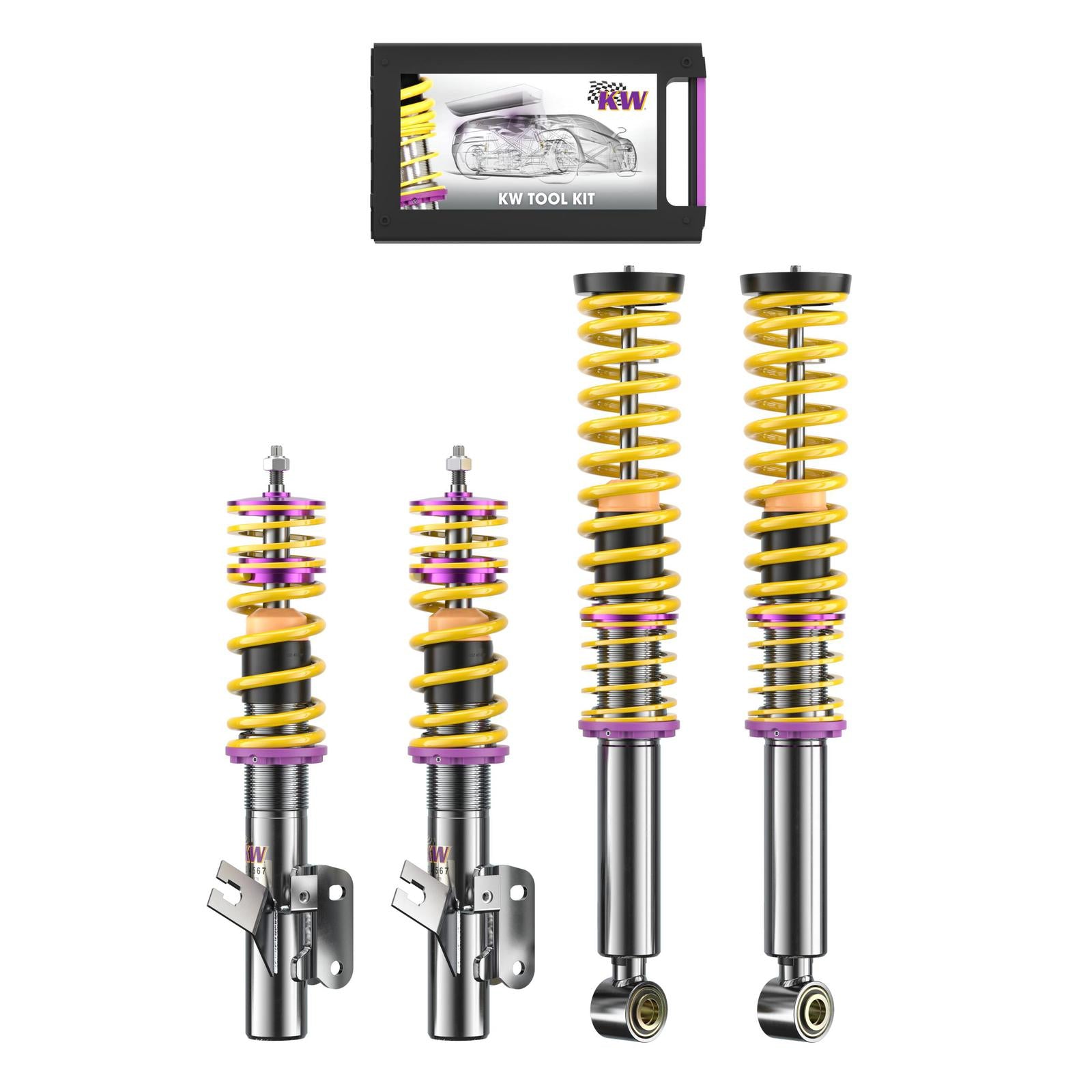 KW Coilover suspension V3 inox NISSAN 200 SX (S13) 07/1988-12/1995
