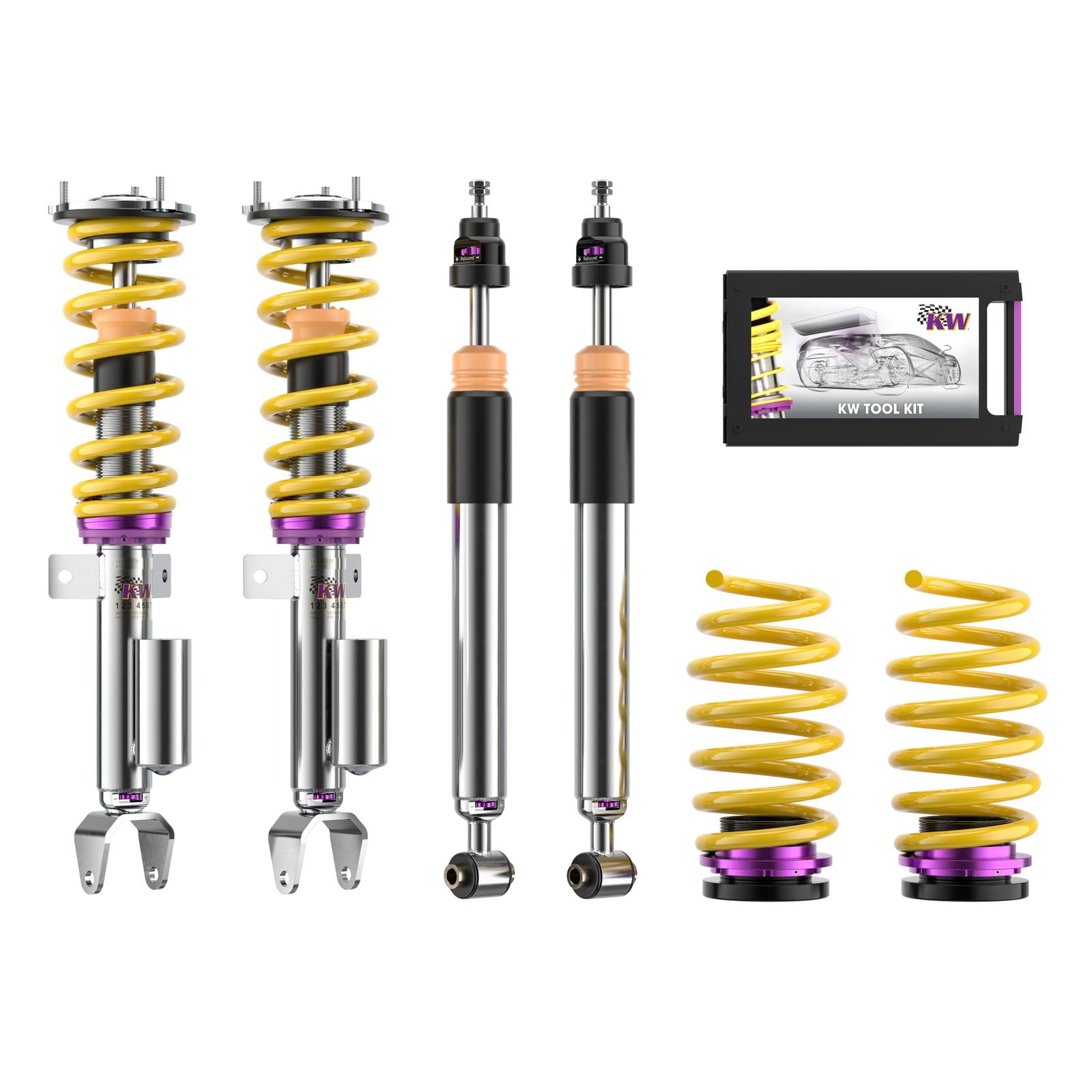 KW Coilover suspension V3 inox TESLA MODEL 3 (5YJ3) 01/2017- (35287006)