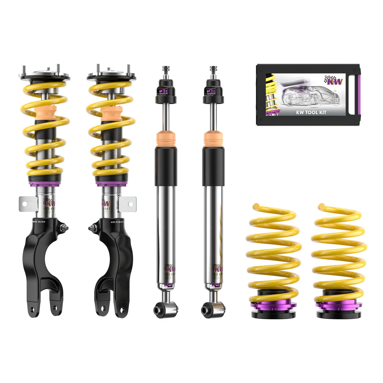 KW Coilover suspension V3 inox TESLA MODEL Y (5YJY) 03/2019-