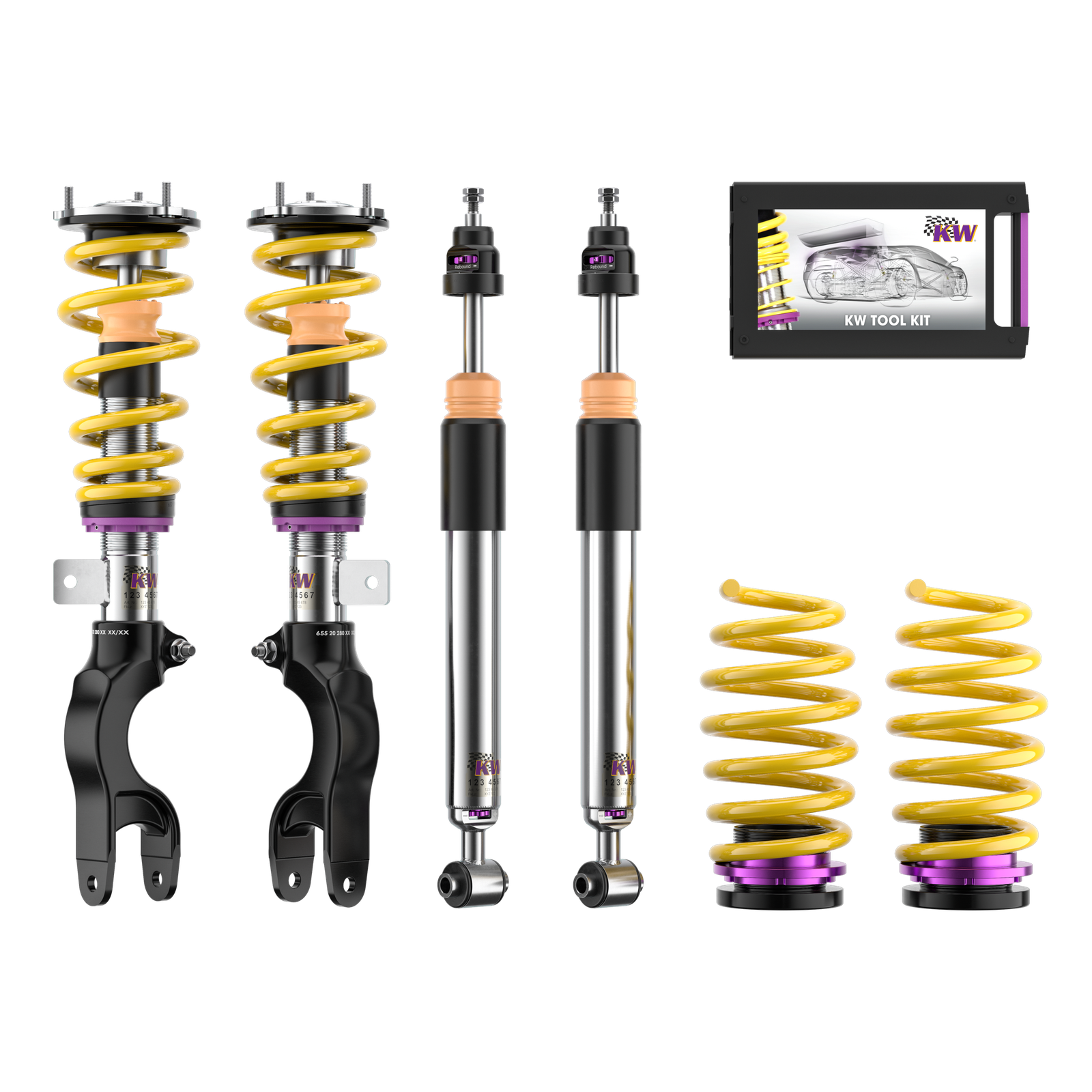 KW Coilover suspension V3 inox TESLA MODEL Y (5YJY) 03/2019-