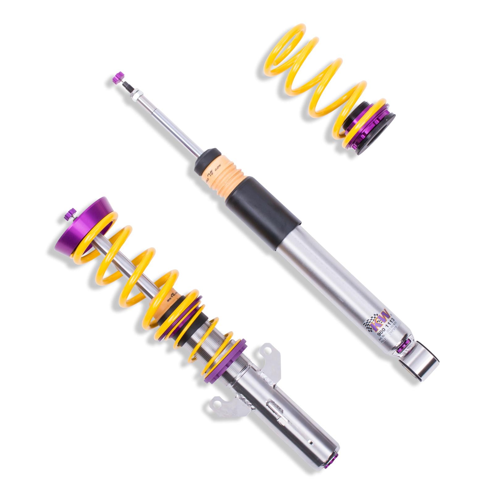 KW Coilover suspension V3 inox RENAULT CLIO IV (BH_) 11/2012-