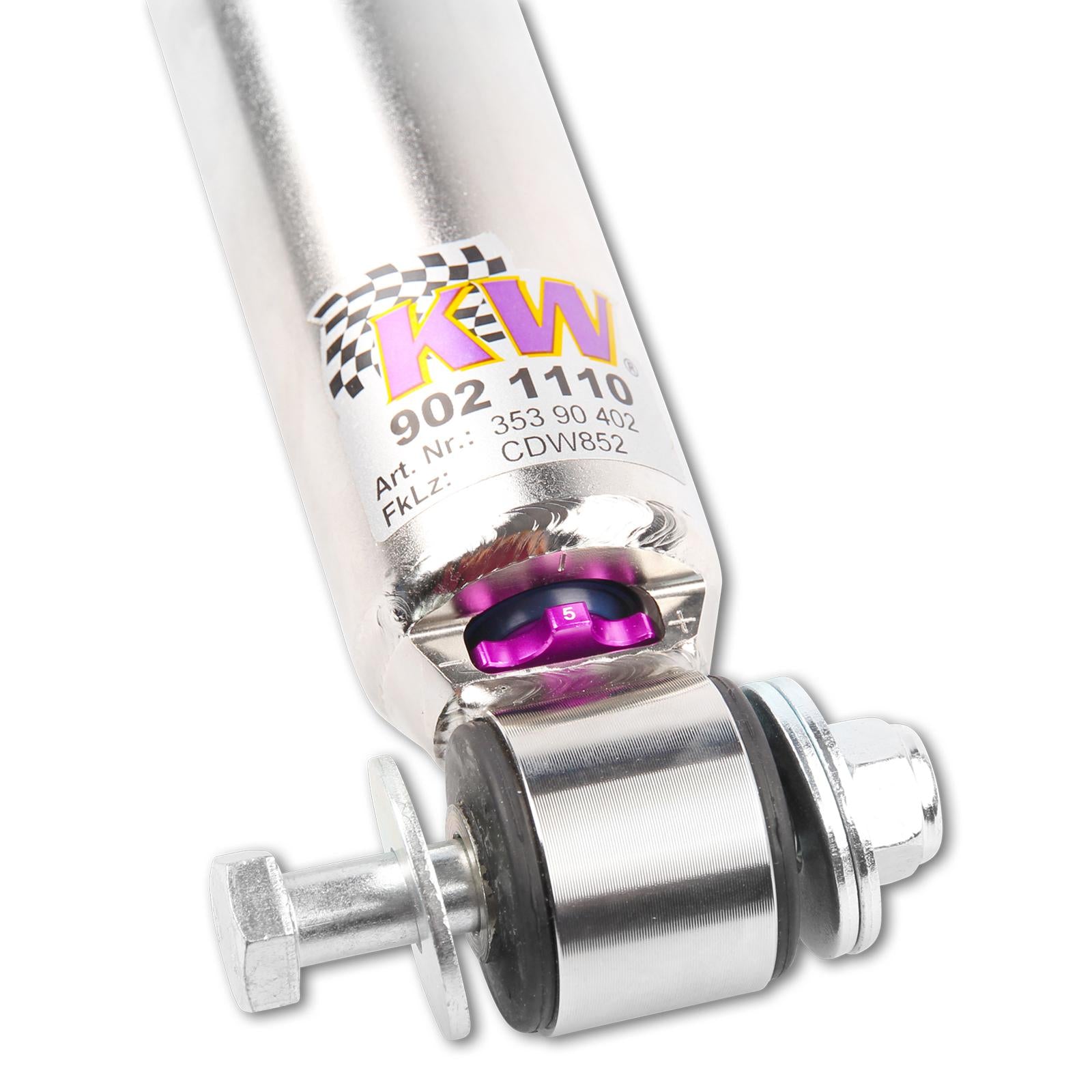 KW Coilover suspension V3 Clubsport incl. top mounts RENAULT MEGANE III Coupe (DZ0/1_) 11/2008-