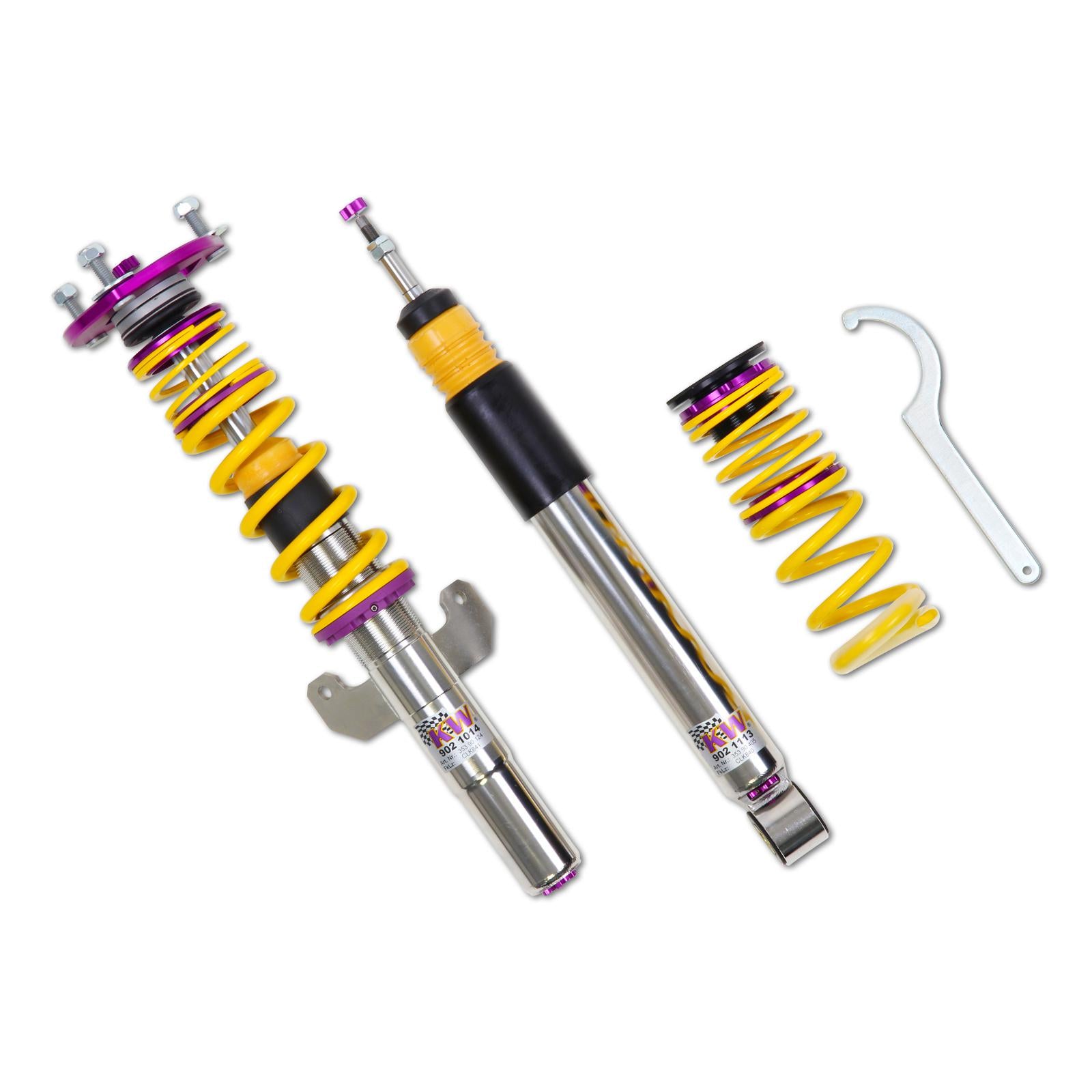 KW Coilover suspension V3 Clubsport incl. top mounts RENAULT CLIO III (BR0/1, CR0/1) 01/2005- (35290833)