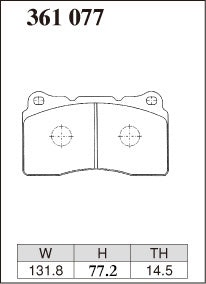 Dixcel Type Z Brake Pads - STI/Evo/SS-V/FK8 Type-R/BRZ/86 (Brembo) (Front)