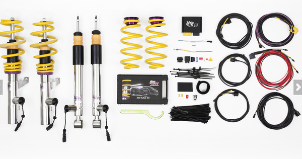 KW DDC - ECU coilovers inox AUDI A3 (8P1) 05/2003-12/2013