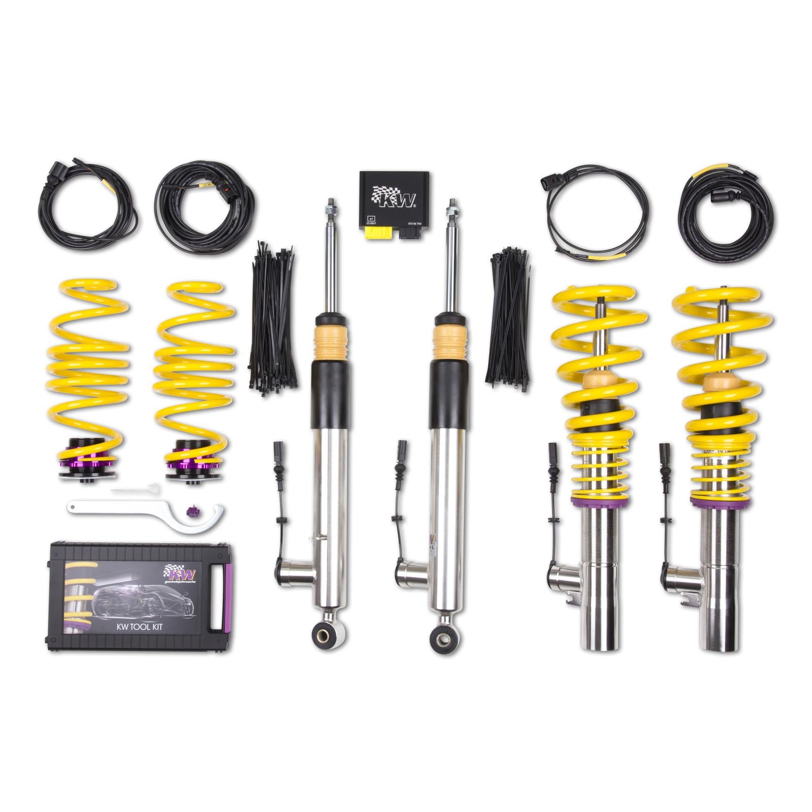 KW DDC - ECU coilovers inox AUDI A5 Sportback (8TA) 07/2007-01/2017