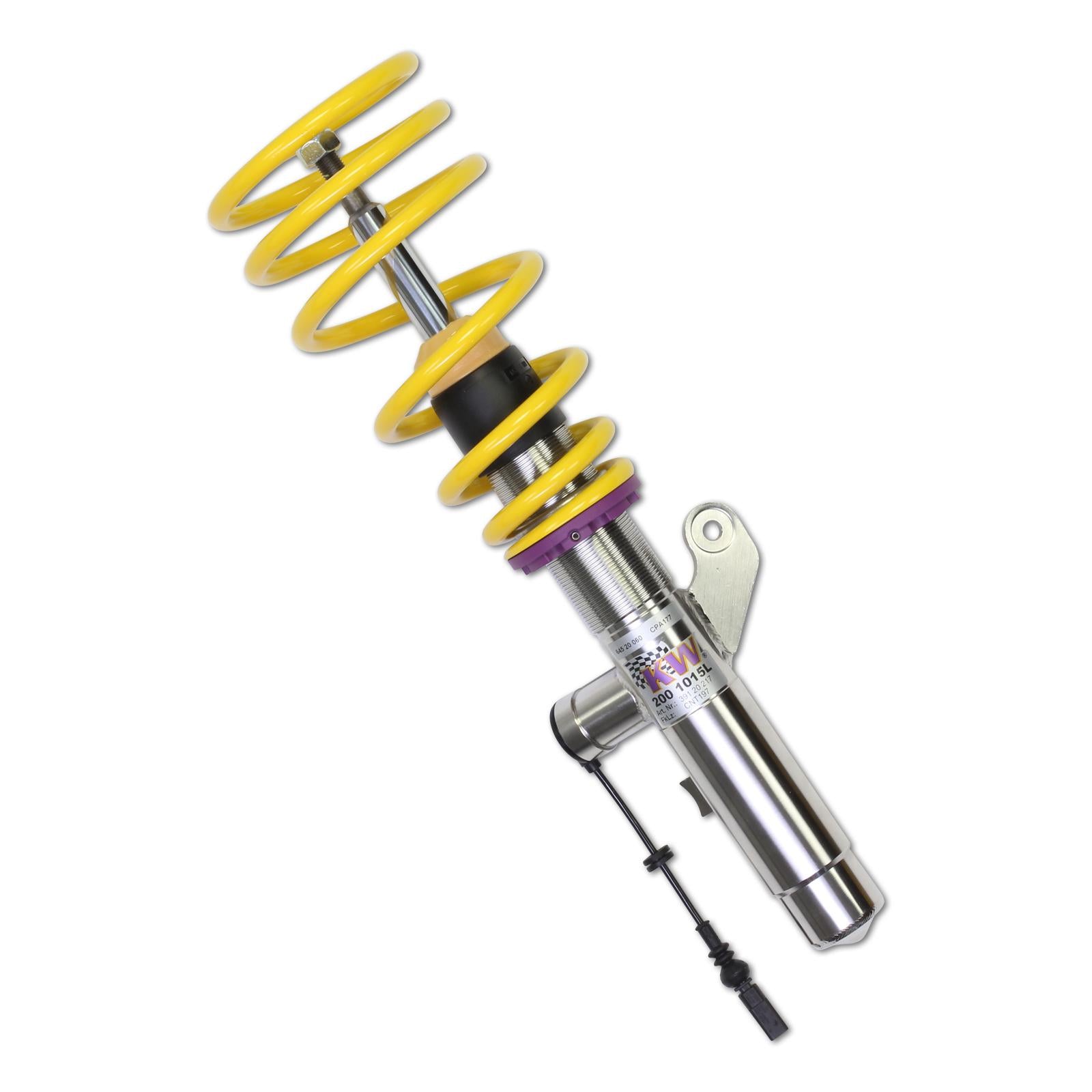 KW DDC - ECU coilovers inox BMW 1 (E81) 09/2006-09/2012