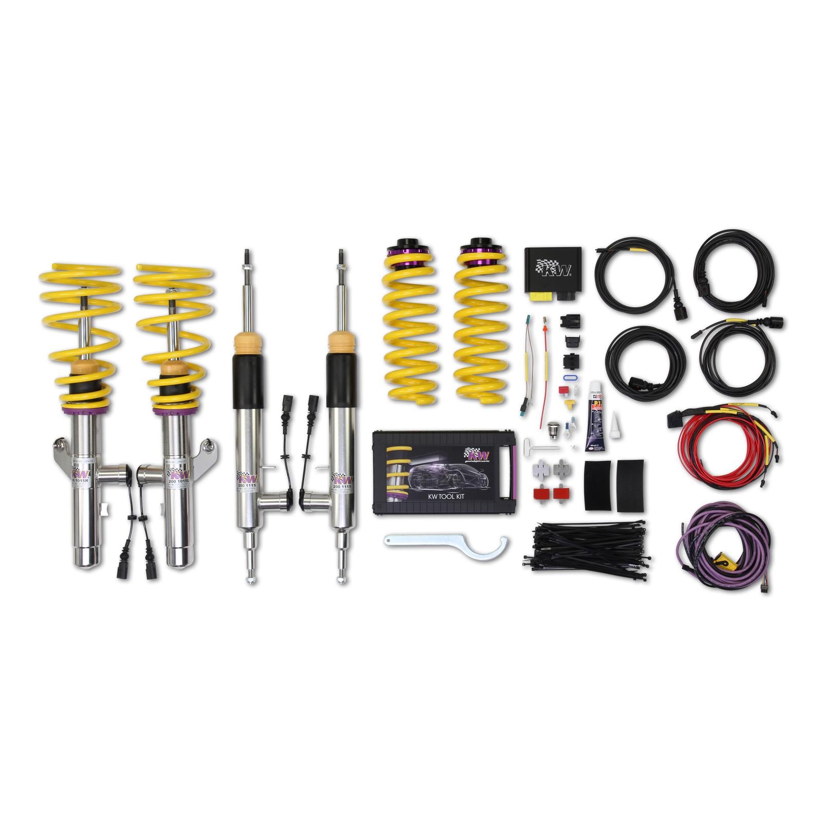 KW DDC - ECU coilovers inox BMW 3 Touring (E91) 12/2004-12/2012