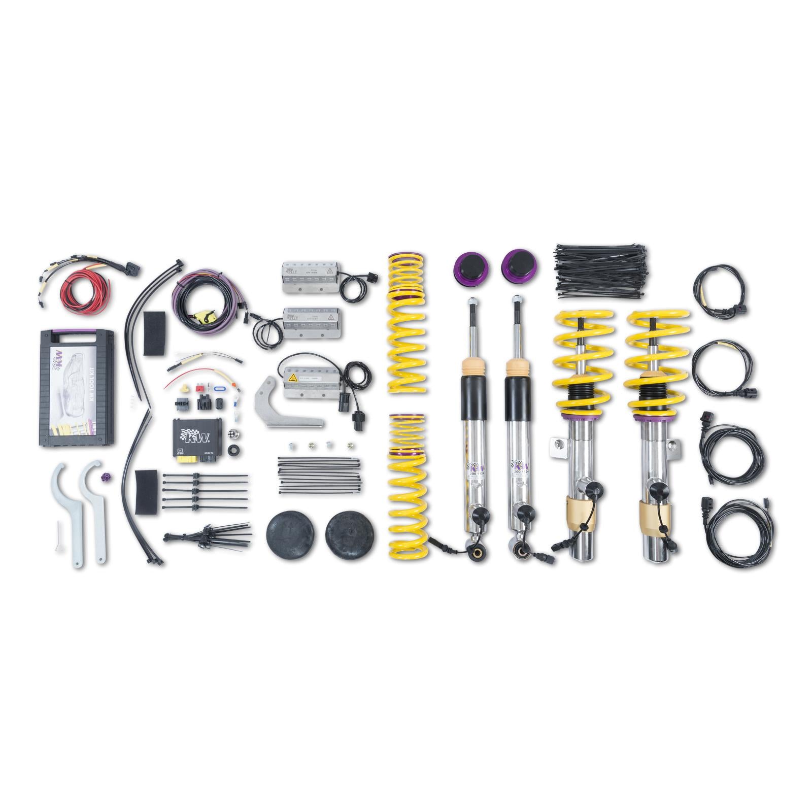 KW DDC - ECU coilovers inox (incl. deactivation for electronic dampers) BMW 3 Coupe (E92) 01/2005-12/2013