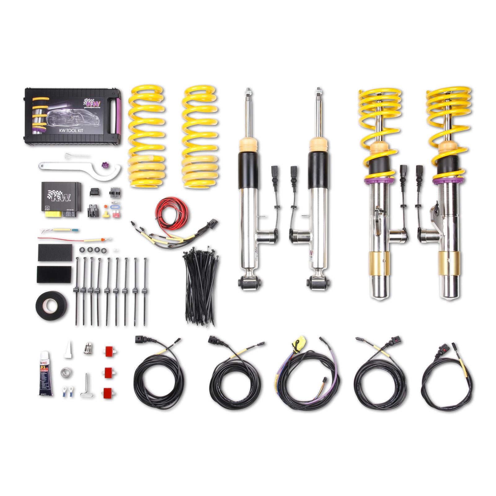 KW DDC - ECU coilovers inox BMW 4 Coupe (F32, F82) 07/2013-