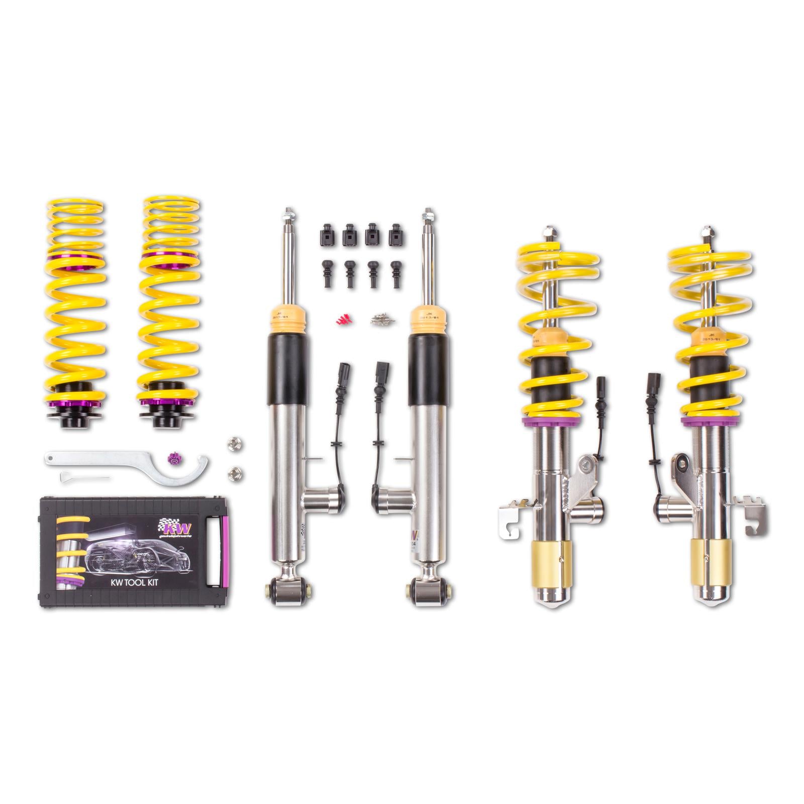 KW DDC - Plug & Play coilovers inox BMW 2 Coupe (F22, F87) 10/2012-