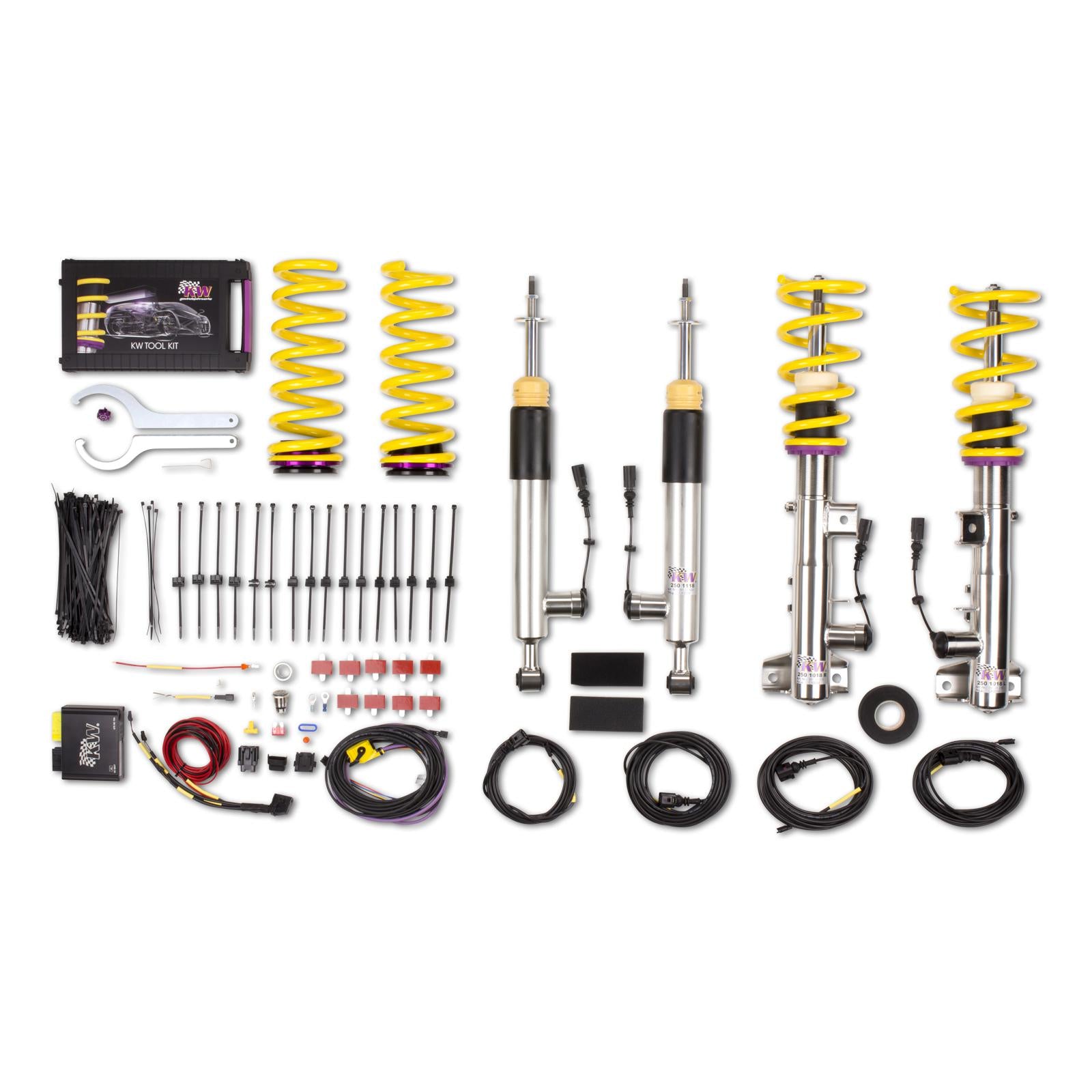 KW DDC - ECU coilovers inox MERCEDES-BENZ SLK (R172) 01/2011-