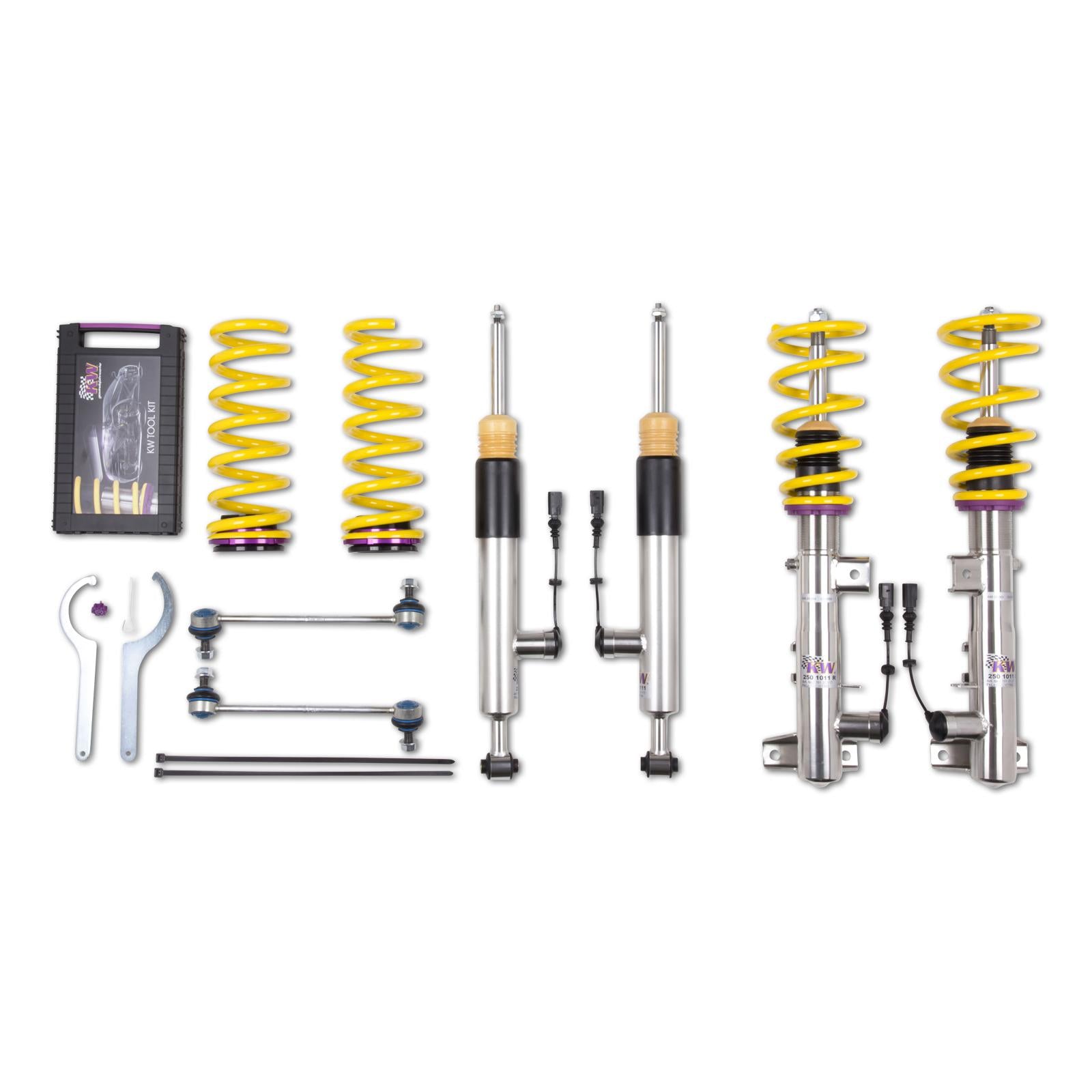 KW DDC - Plug & Play coilovers inox MERCEDES-BENZ C-CLASS Coupe (C204) 01/2011- (39025013)